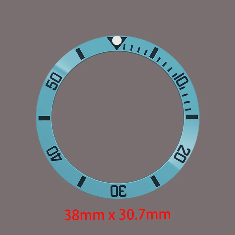 Curved Ceramics Watch Bezel Insert For SKX007 SKX009 SUB GMT Case NH36 NH35