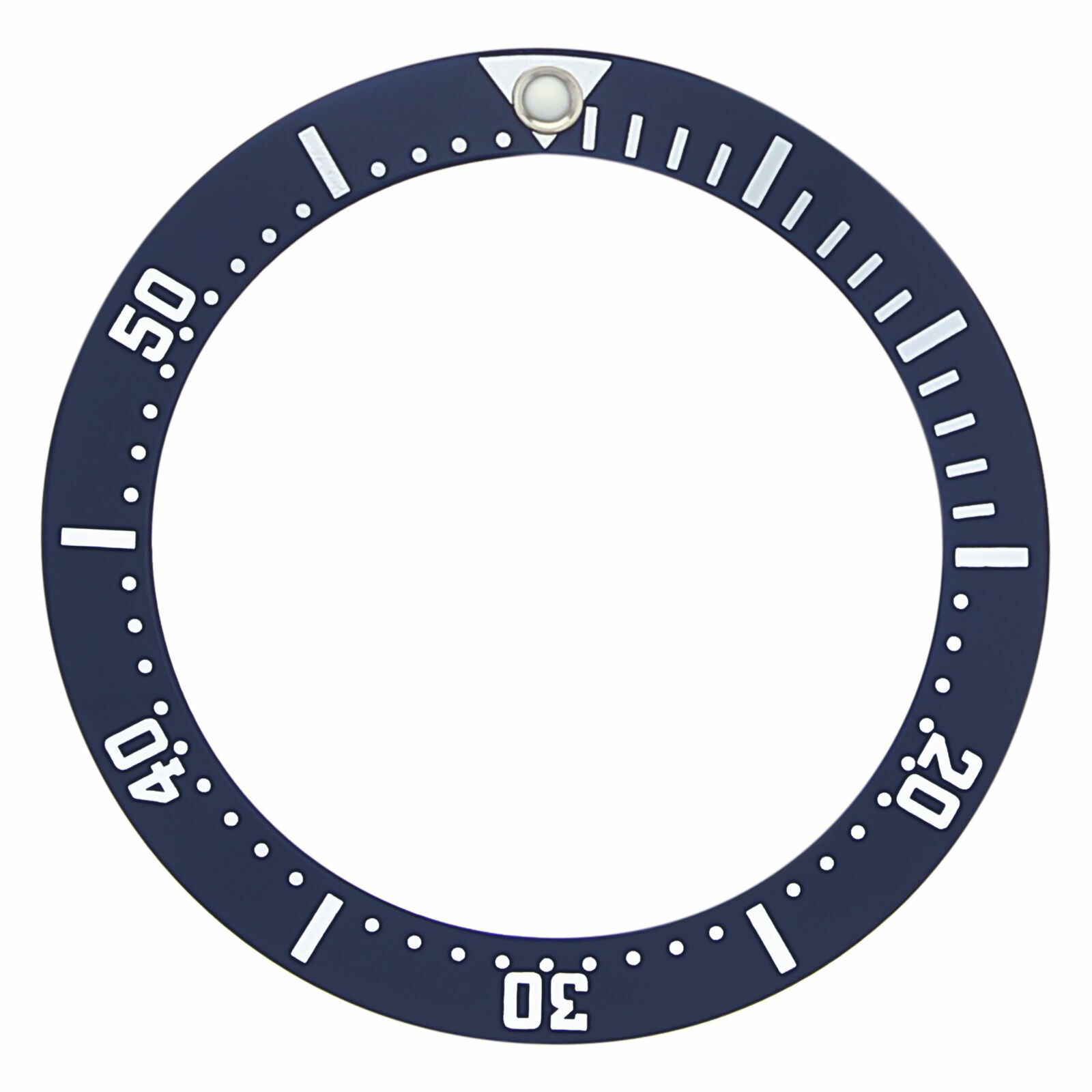 Blue Replacement Bezel Insert 35.50mm x 27.50mm Diver Watch