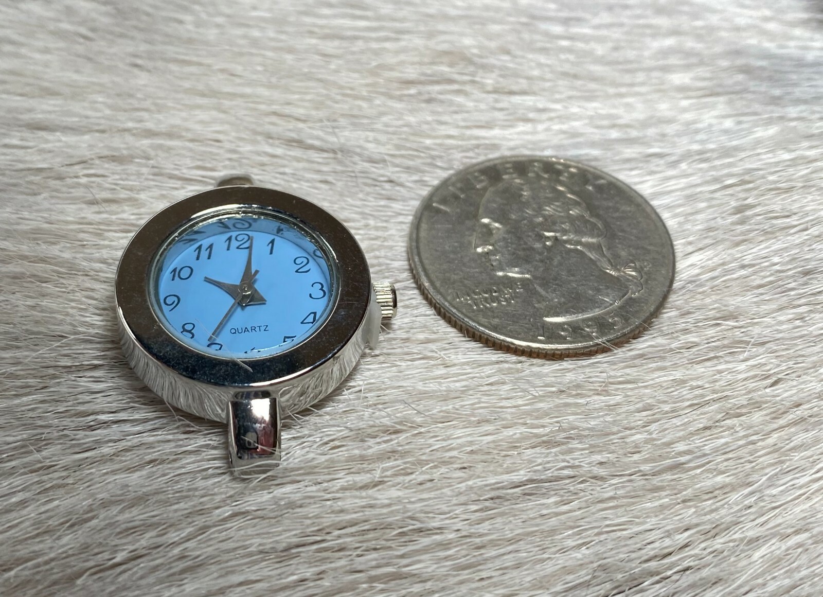 Beading Watch Faces for Jewelry making Blue Round 20 mm Jewelry Making
