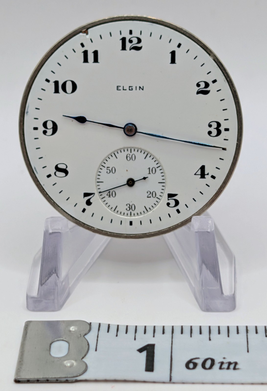 1915 Elgin Watch Movement – For Repair Or Restoration – Not Working