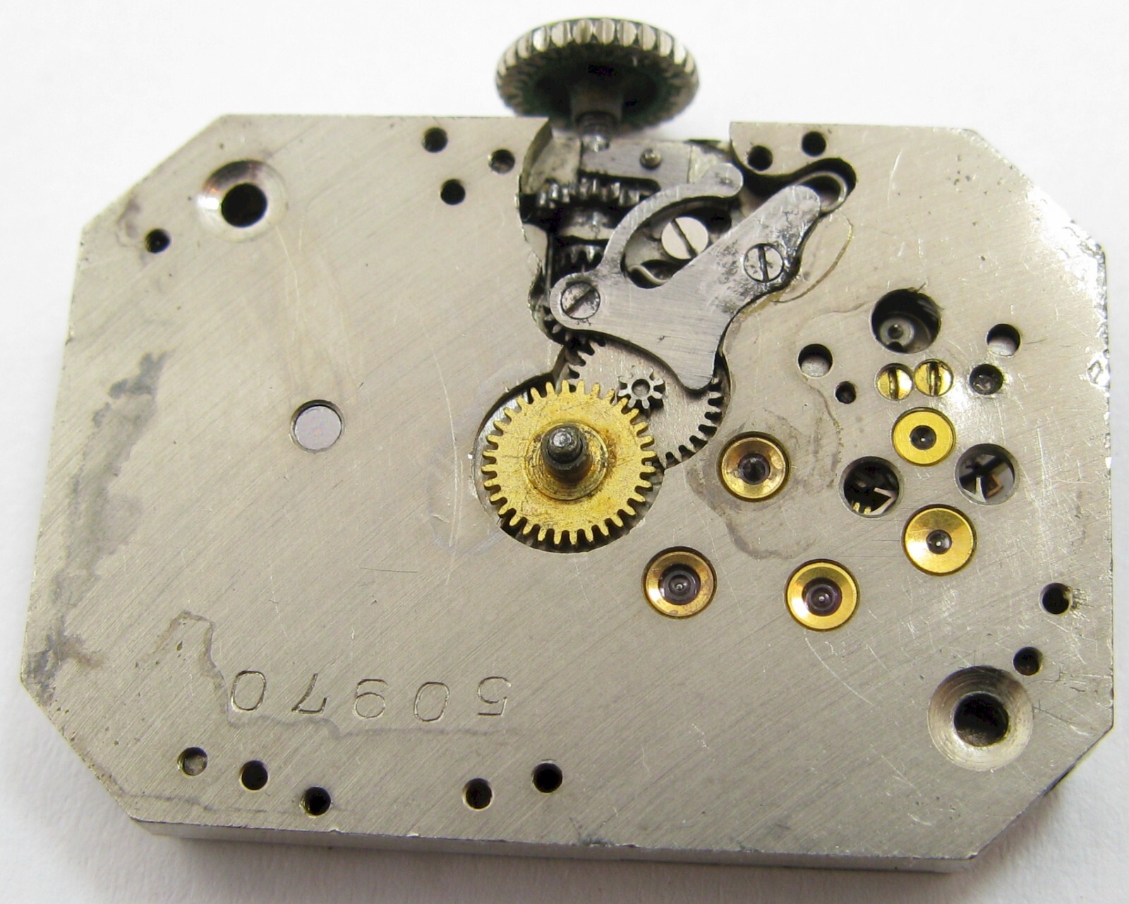 Hamilton 401 rectangle wrist watch movement 19 jewels adj. FOR PARTS …