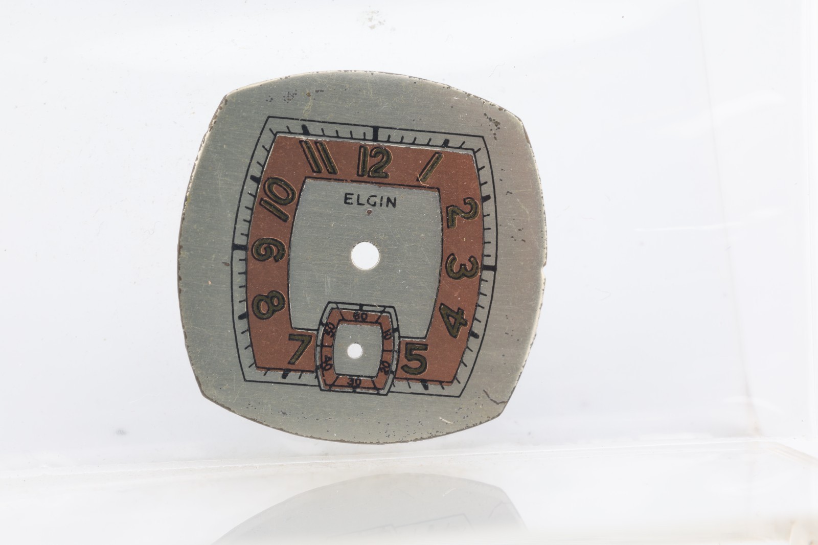 ELGIN ART DECO TANK WRIST WATCH DIAL 24.94×25.02mm (KX)