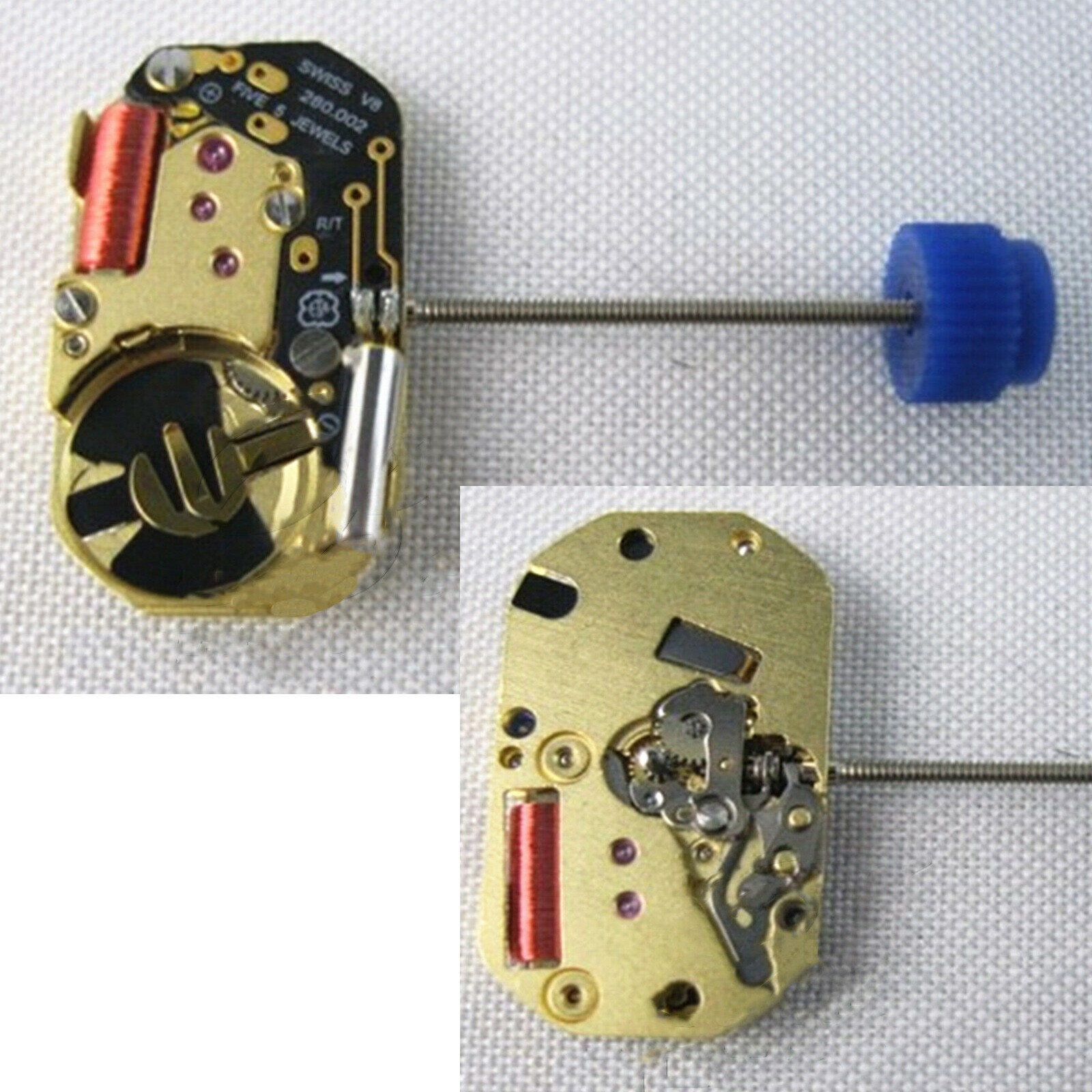 For ETA 280.002 Quartz Movement Watches 2 Hands, Swiss Made Repair Replaces