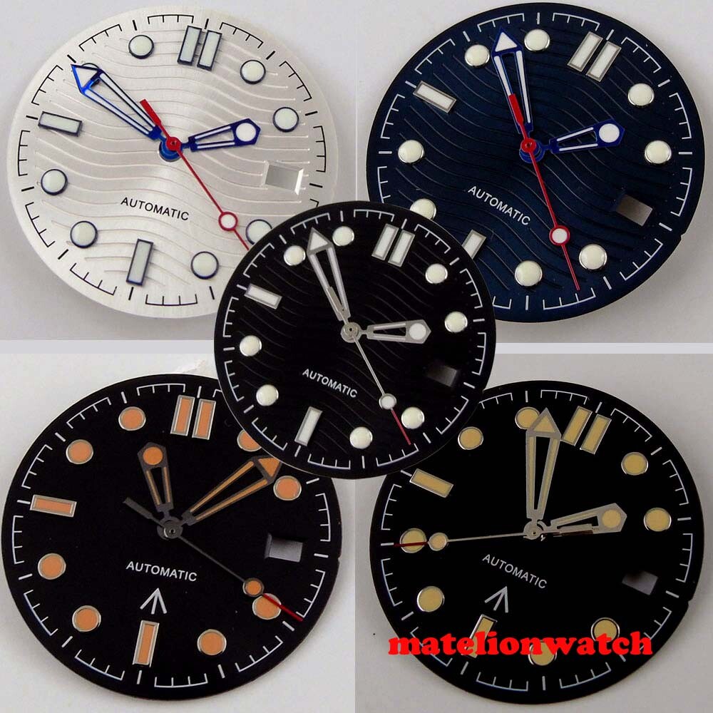 31mm Sterile Watch Dial Hands Fit NH35A ETA2824 PT5000 Miyota8215 821A DG2813