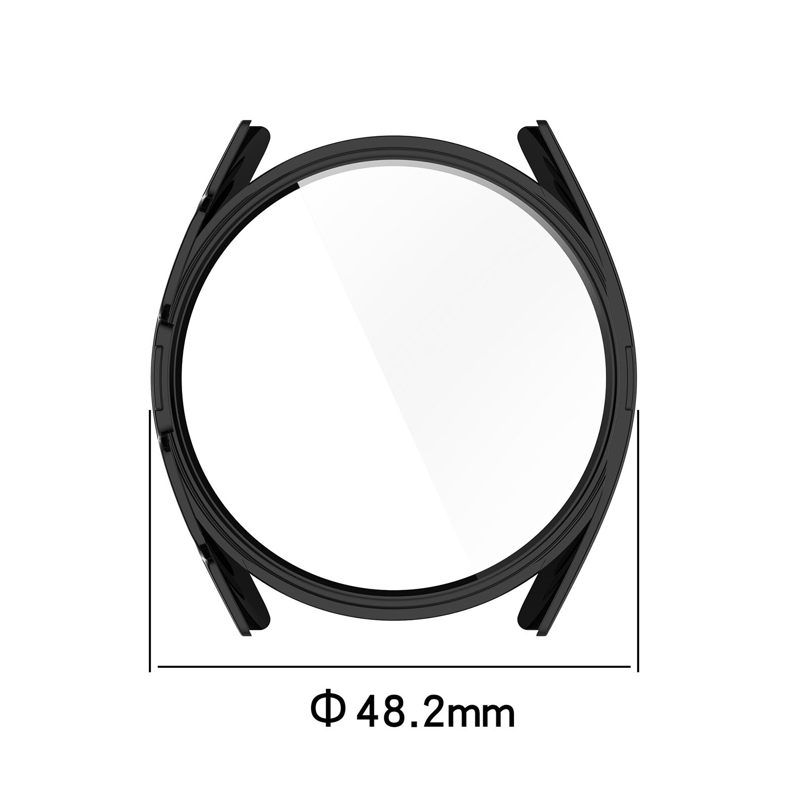 Watch Protective Case For Mi Watch S2 Screen Protector with Tempered Film Cover