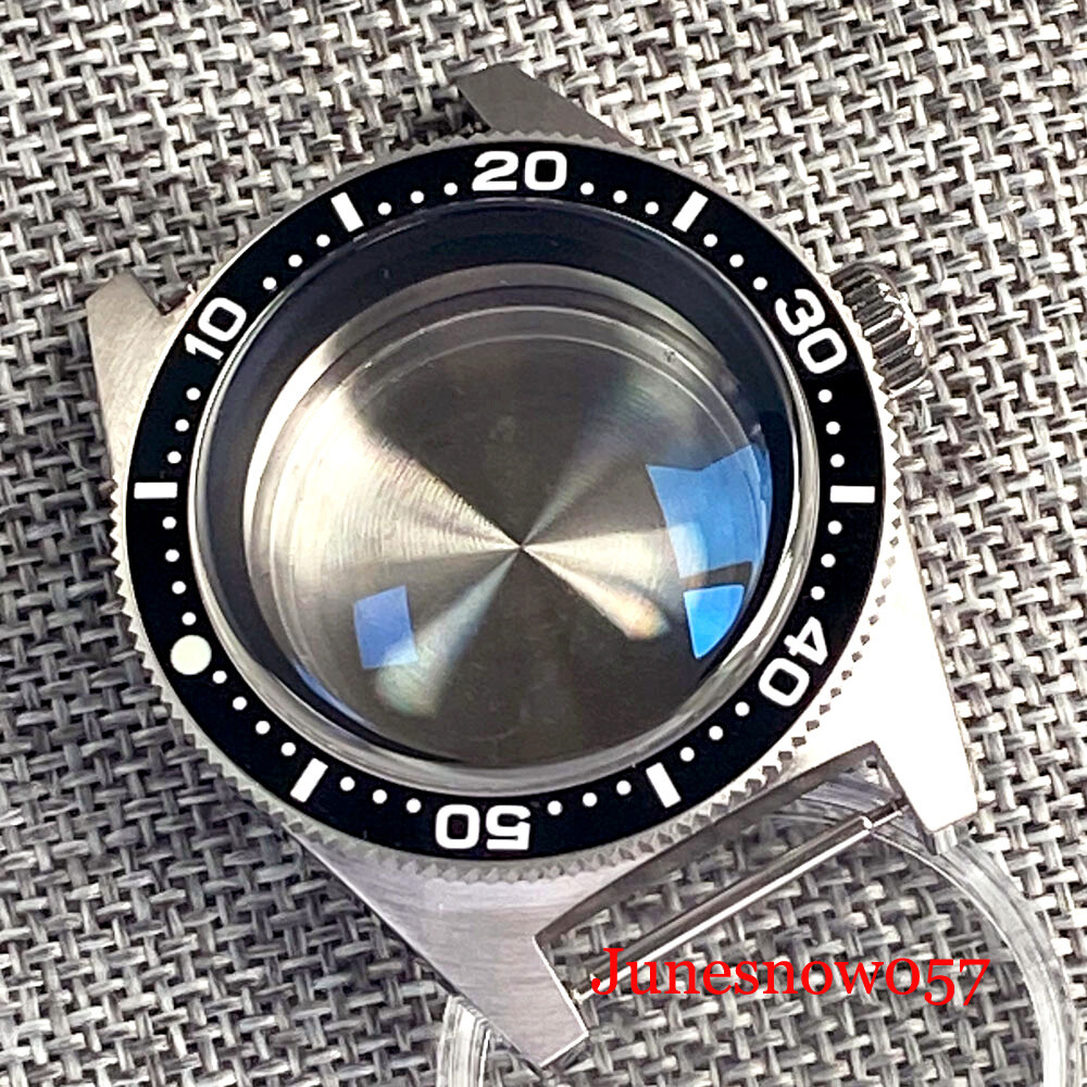 62MAS Watch Case fit NH35A NH36A PT5000 ST2130 ETA2824 AR Sapphire Chapter Ring