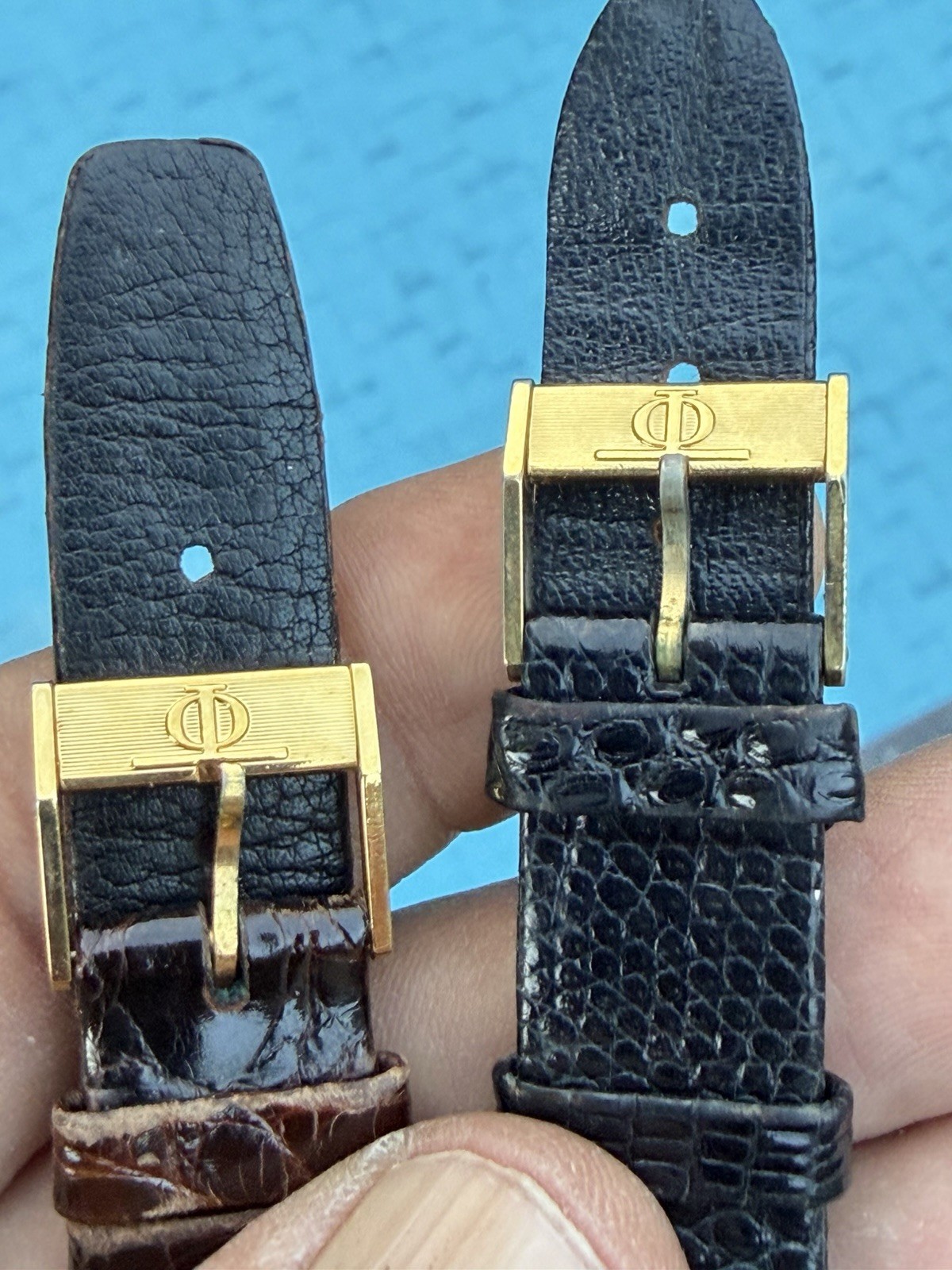 BM775 Baume & Mercier Tiger Eye & Blue Dial Set + Hands + Movements + Straps