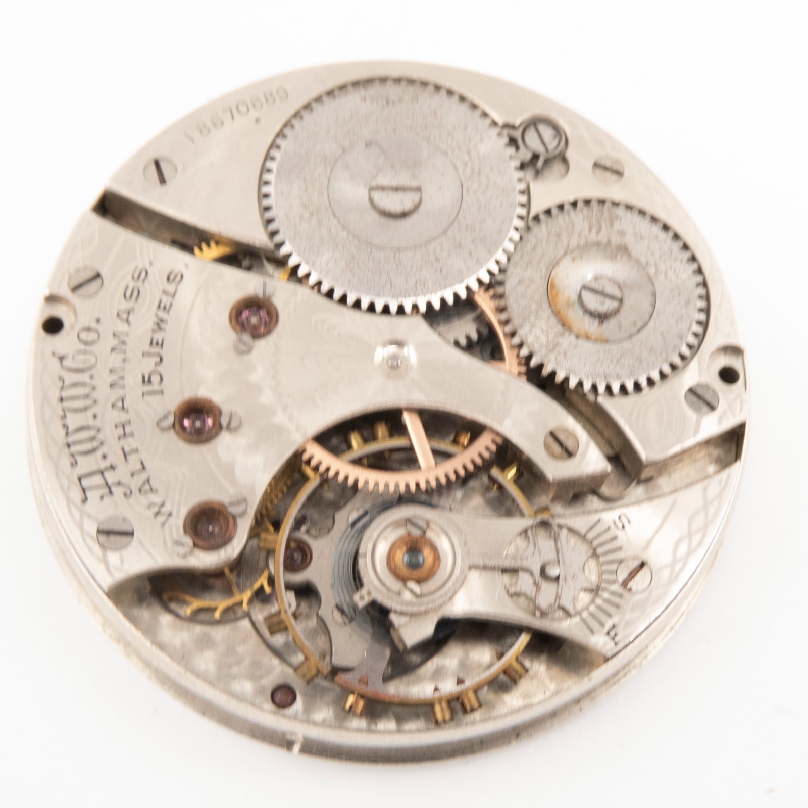 Waltham Grade No. 620 Model 1908 16-Size 15-Jewel Antique Pocket Watch Movement