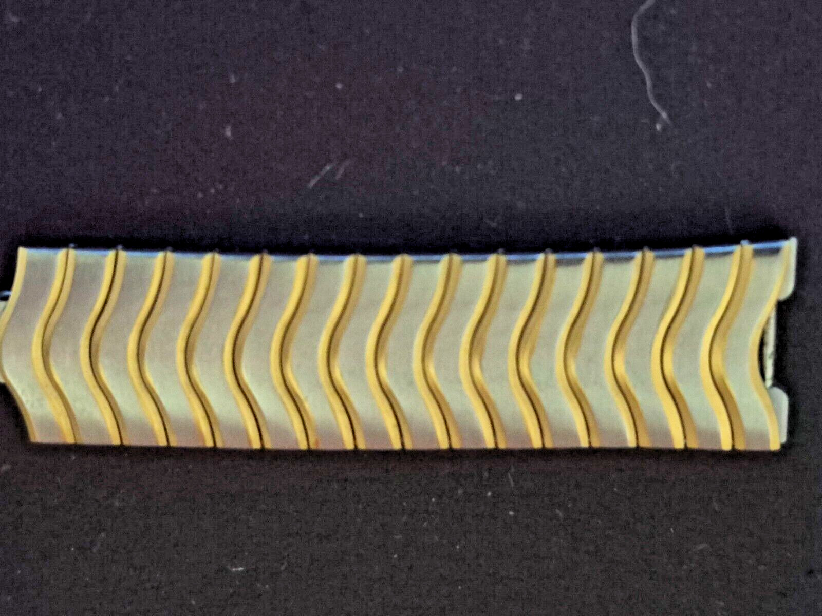 EBEL Classic Wave Band Segment 14-15mm Gold & Steel 16 Continuous Links