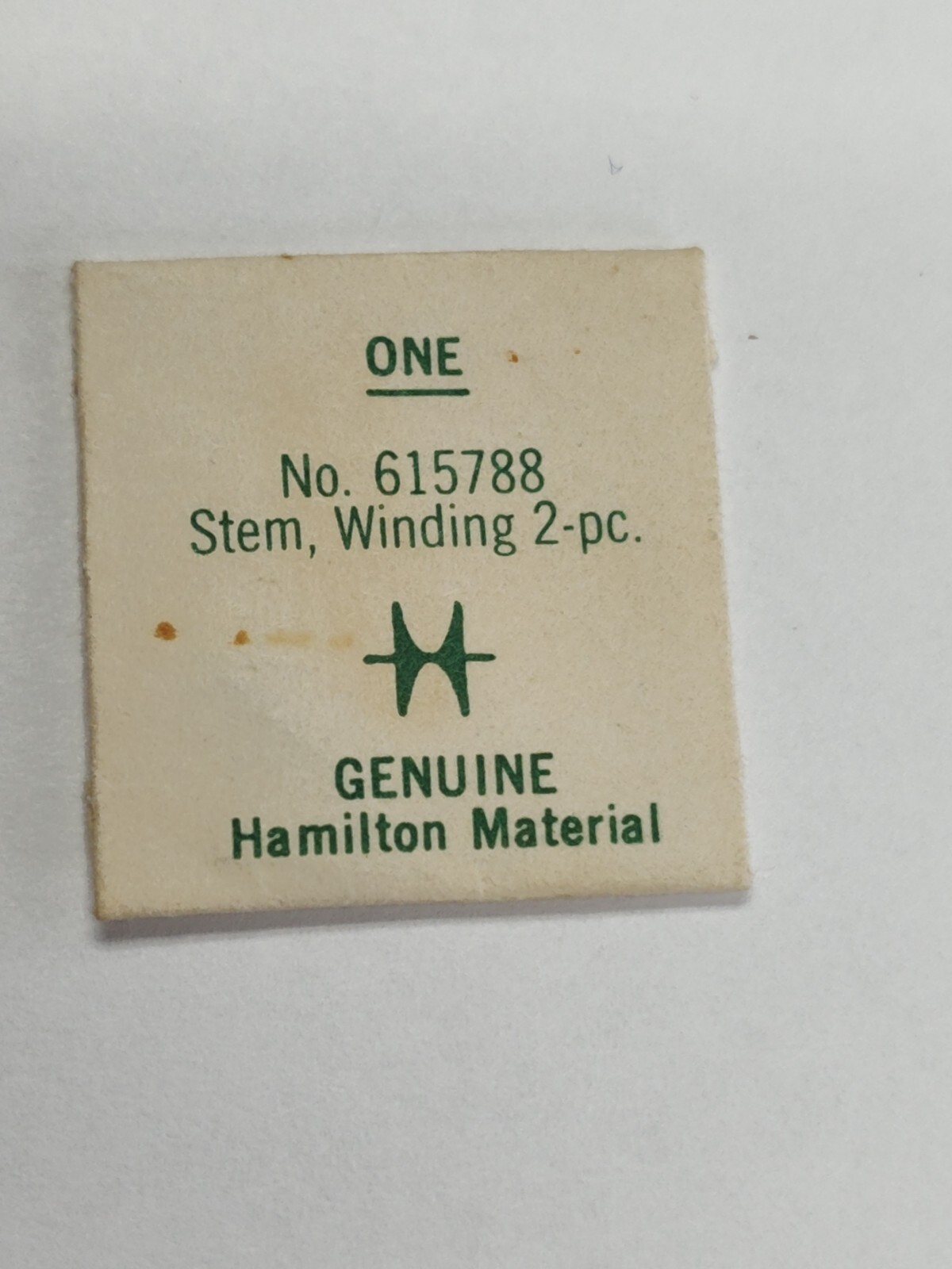 NOS Hamilton Grades: 623-624 – Winding Stem Part# 615788 (1 stem)