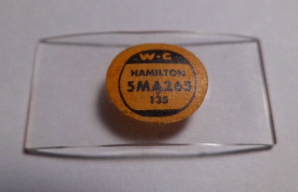 WC (Watch Craft) Glass Wristwatch Crystals- Hamilton Lot# 216
