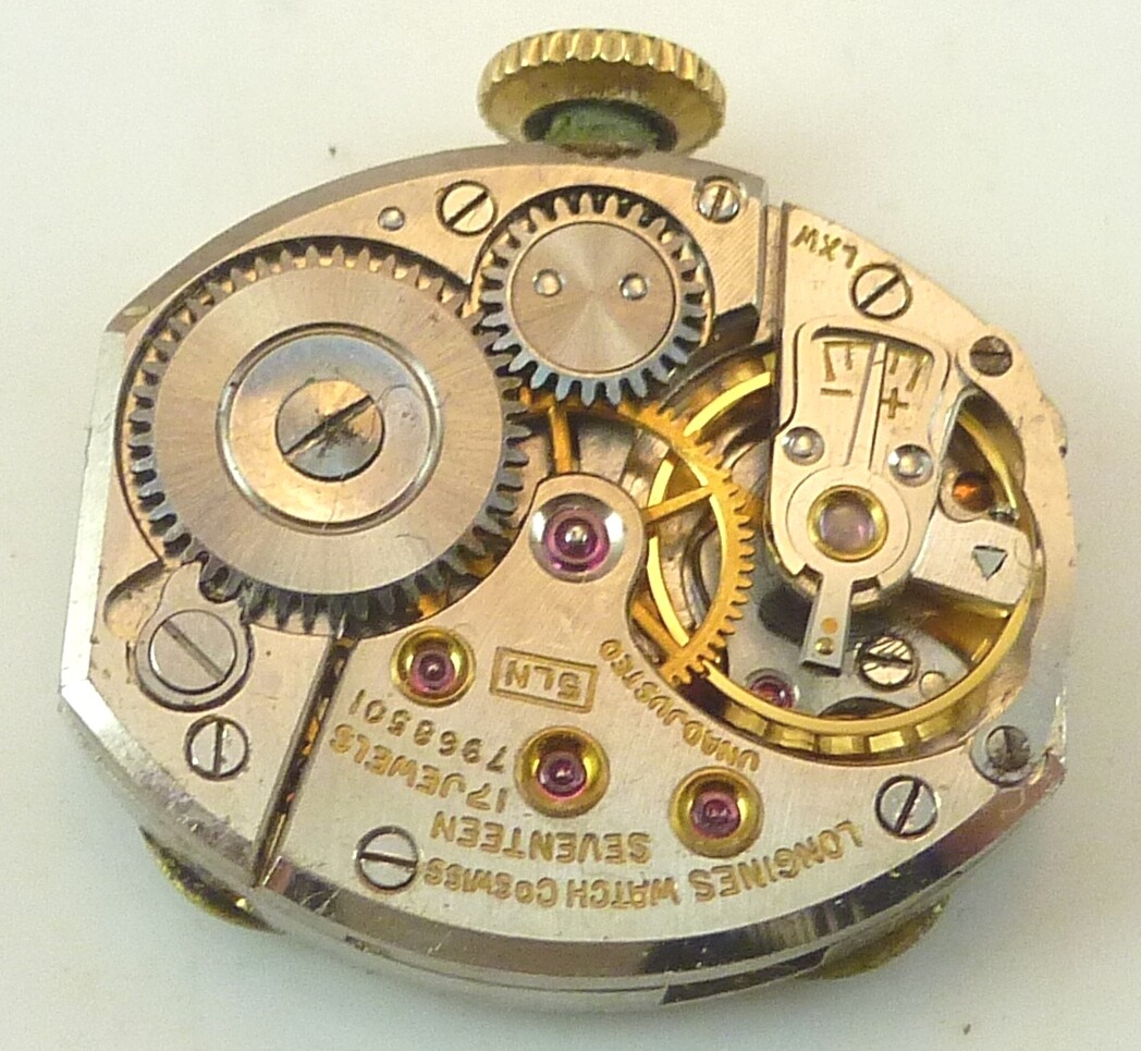 Vintage Longines 5LN Wristwatch Movement – Parts / Repair