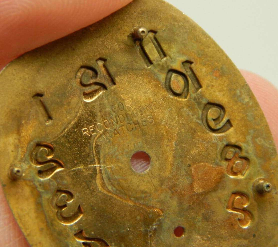 Beautiful Elgin Watch Dial 26.8mm Circa 1920’s or 1930’s NEW OLD STOCK