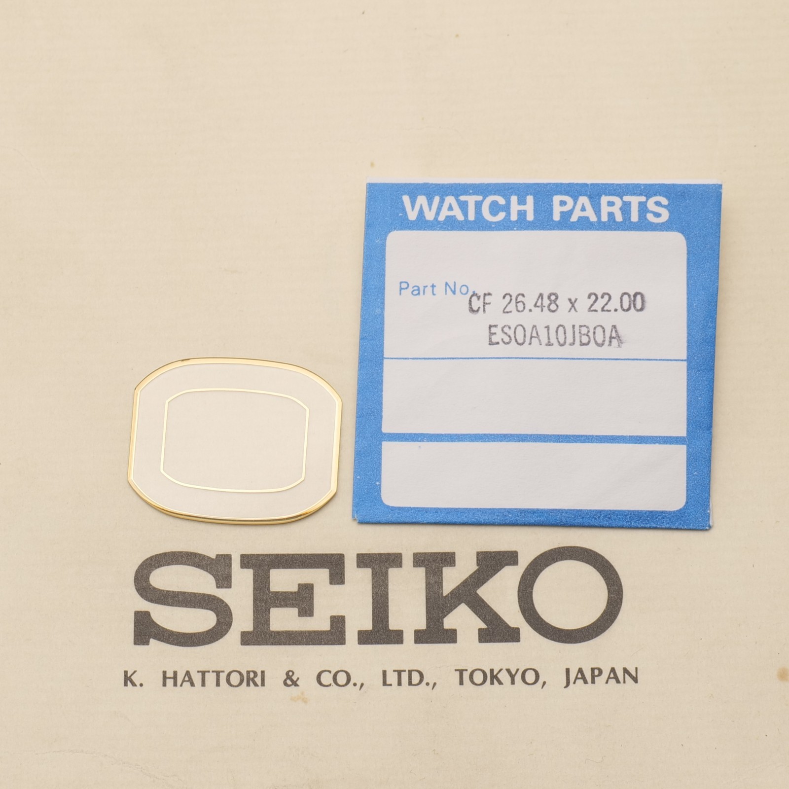 Seiko Watch Crystal Part ES0A10JB0A Watchmakers New Old Stock Brand New (SEK)
