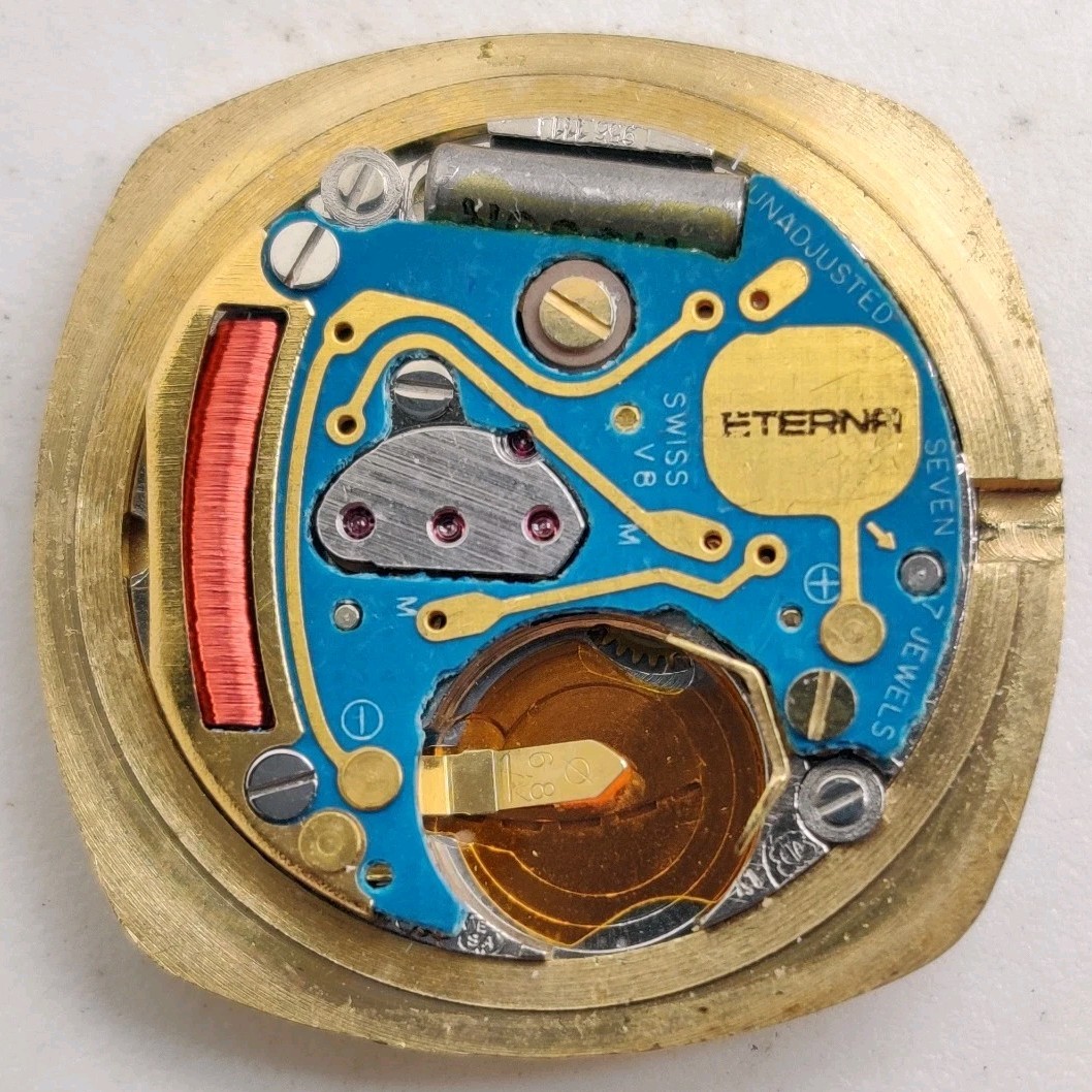 Eterna ETA Cal. 956.111 Swiss quartz watch movement Works
