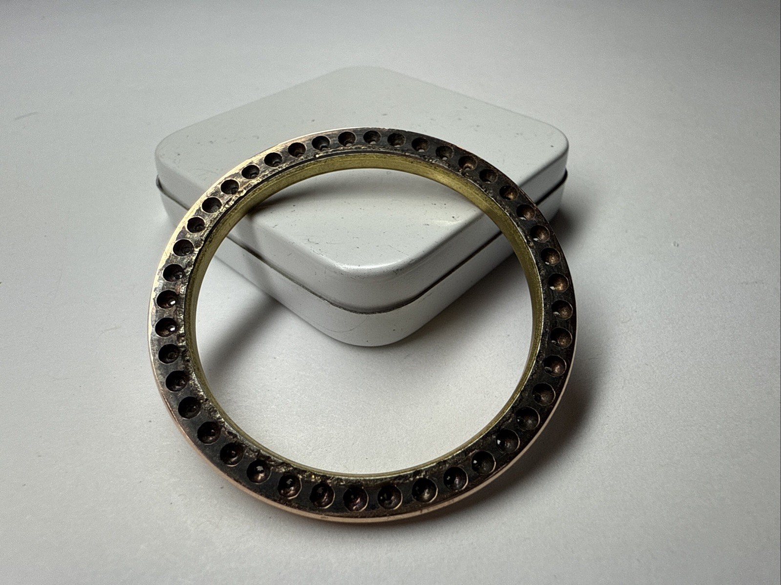 DIAMOND 4ct BEZEL For ROLEX Rose Gold Prez DayDate II Datejust II 228235-126331