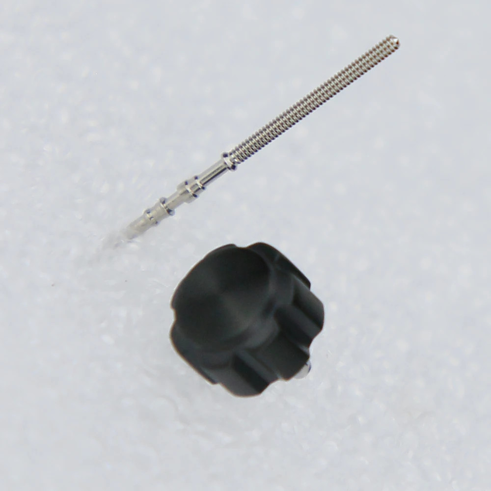 7.2mm Watch Crown Fluted 316L Stainless Steel For NH34 NH35 NH36 SKX007