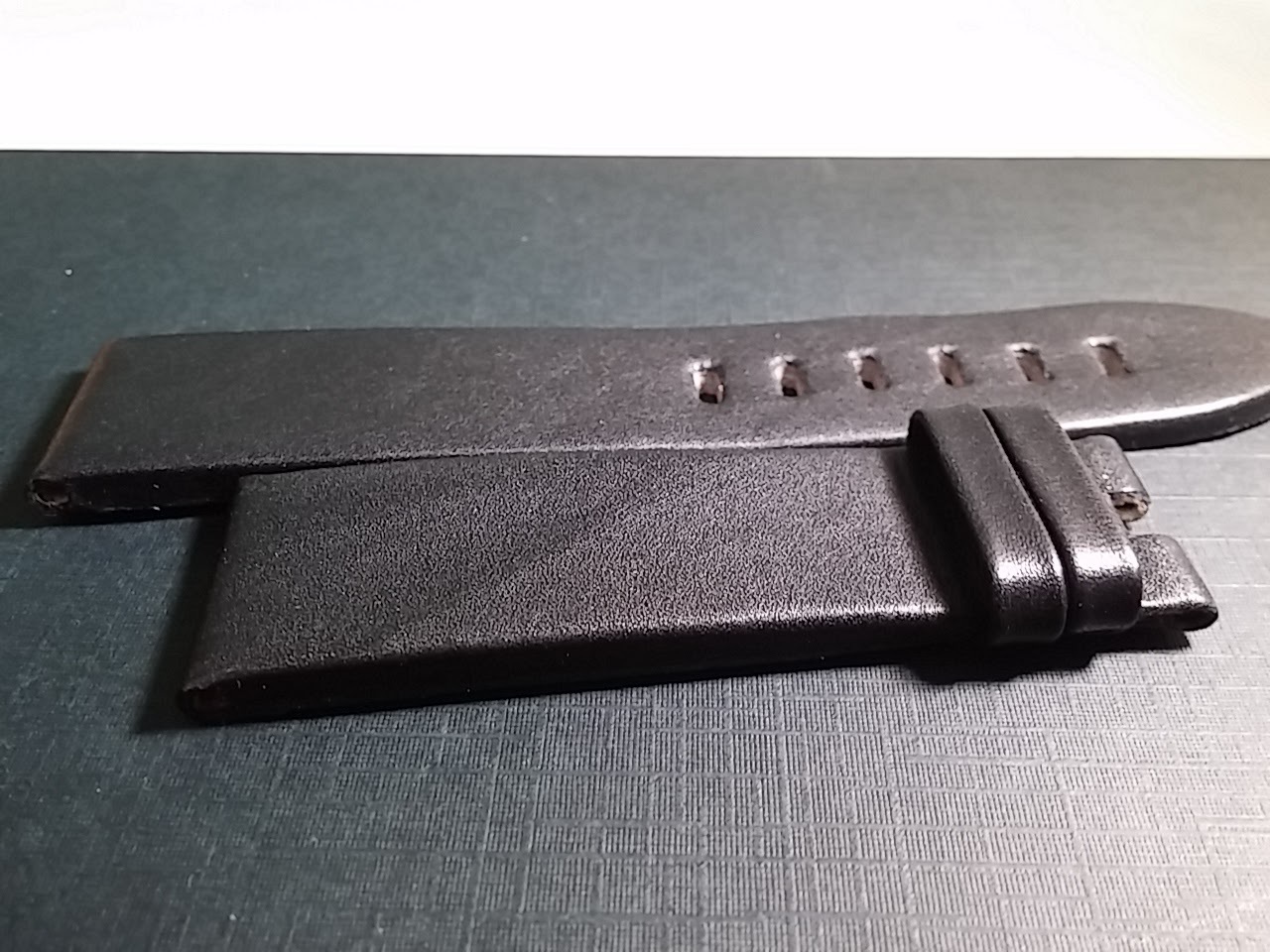 Genuine Montblanc Band 22/20mm Flat black. NEW for watch repair – SALE!!!