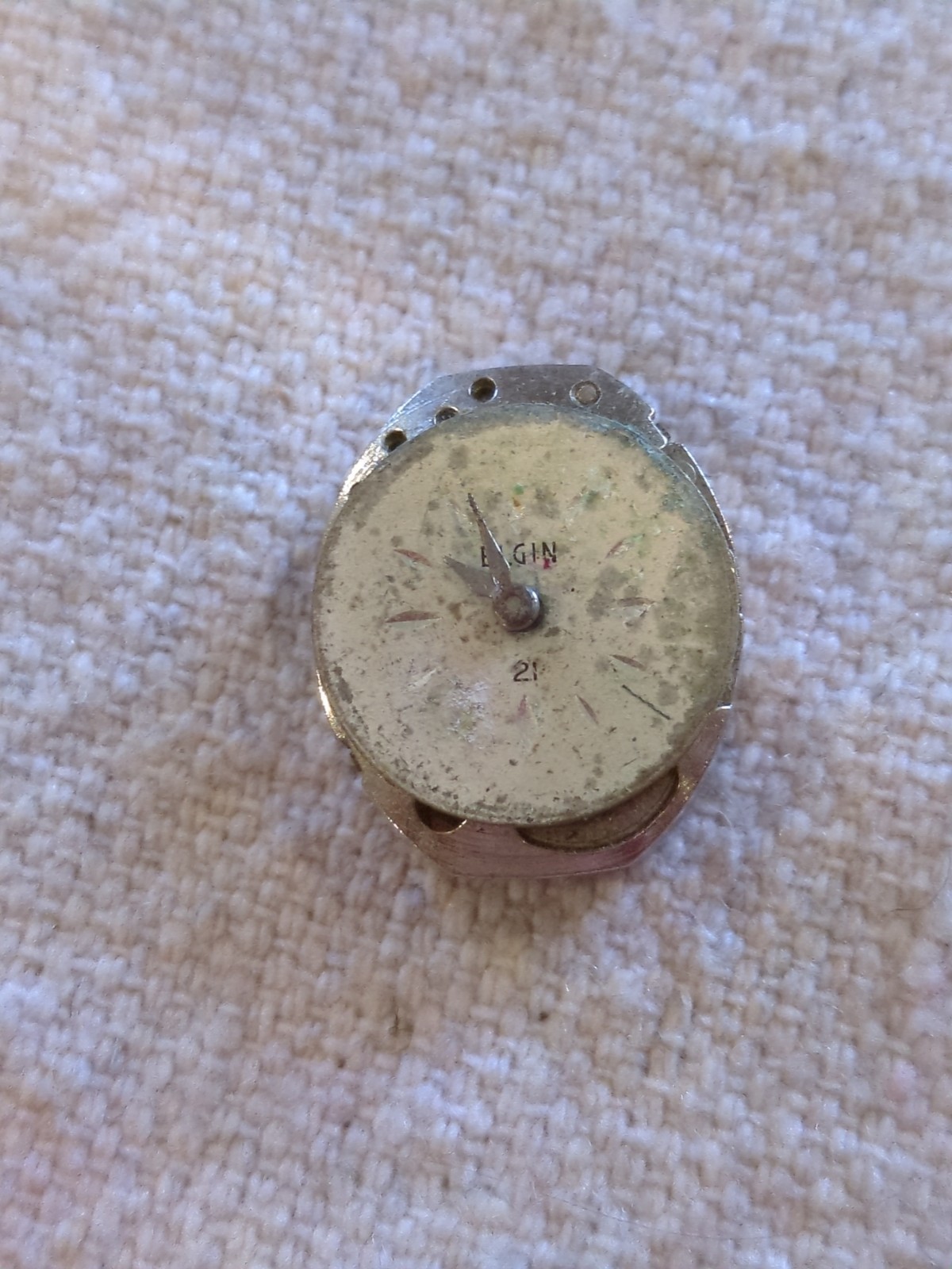 Lot of 9 LADIES WATCH MOVEMENTS For PARTS REPAIR. Hamilton, Bulova, Lady Elgin.