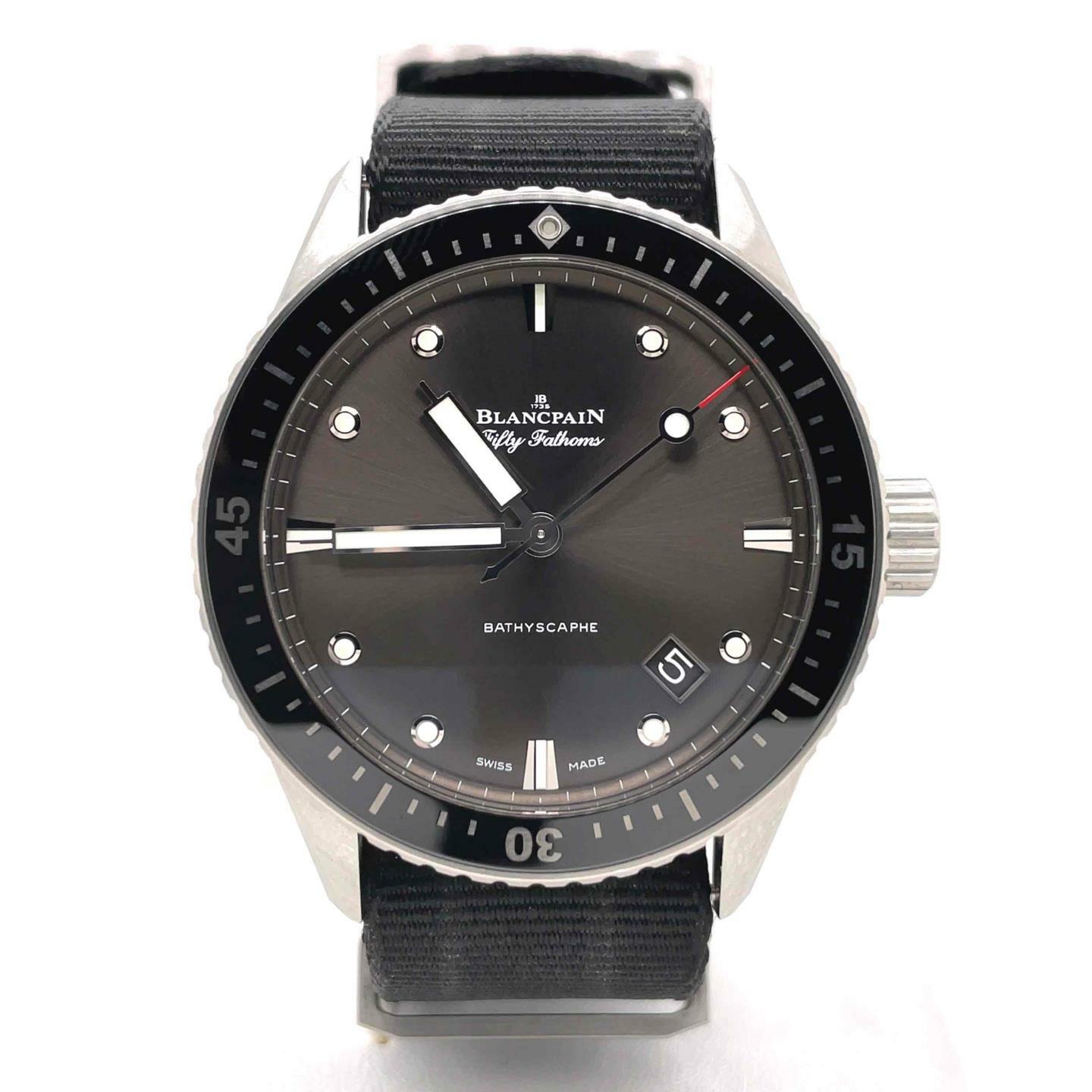 Blancpain Fifty Fathoms Bathyscaphe Meteor 43 mm Grey Dial Men’s 5000-1110-NABA