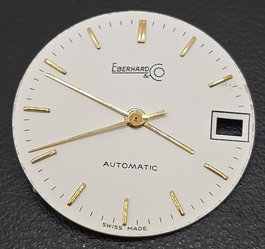 Eberhard automatic 33mm dial and original Swiss hands set made 178-123