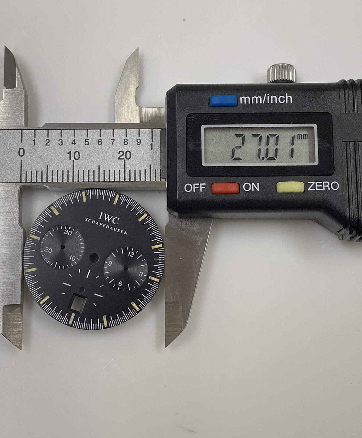 Original IWC GST SCHAFFHAUSEN Chronograph IW372701 Black 27mm Dial