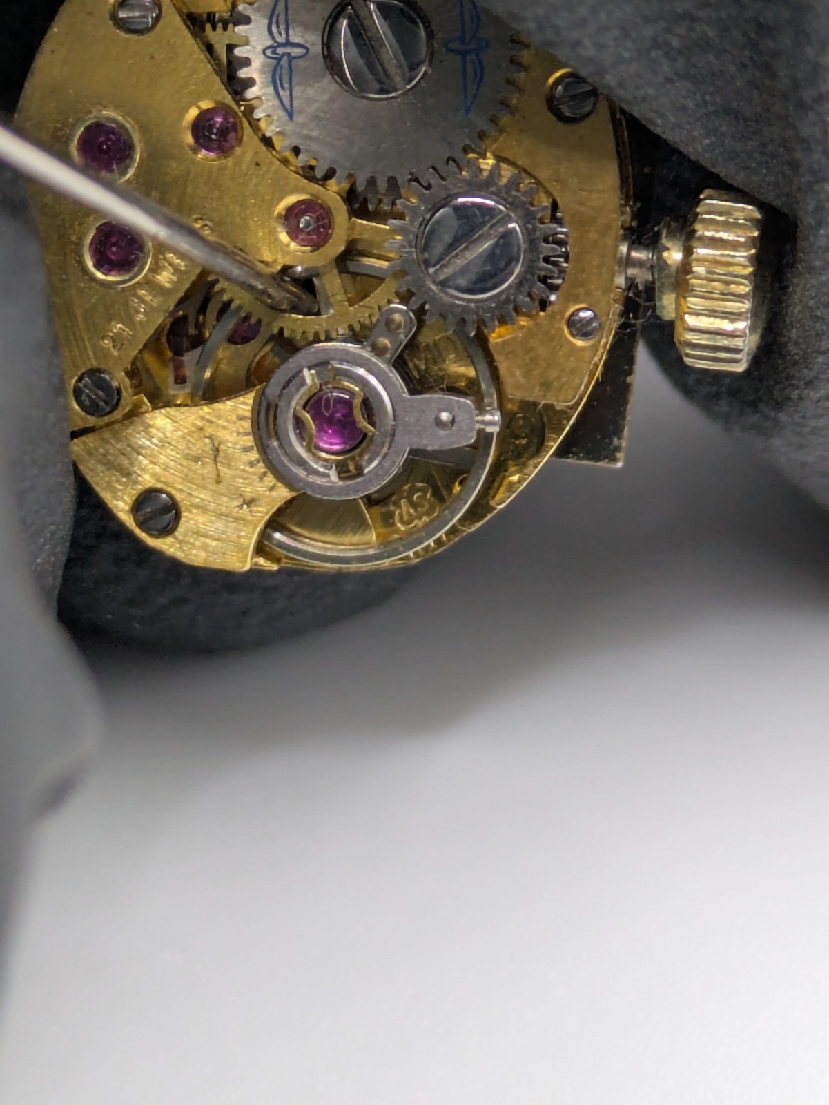 Rotary AS 1777 Manual Watch Movement 21 Jewels Swiss Untested 16.4mm