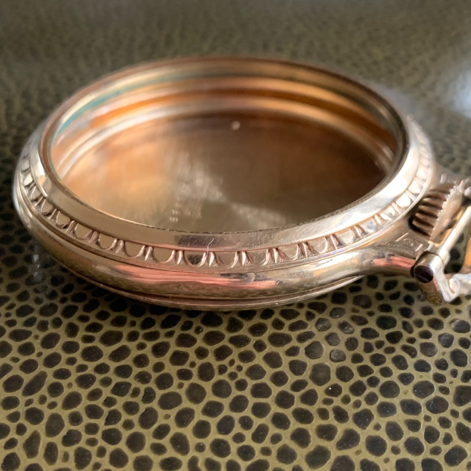 Wadsworth 10K Gold Filled BOC Railroad Case Fits Hamilton Pocket Watch #1