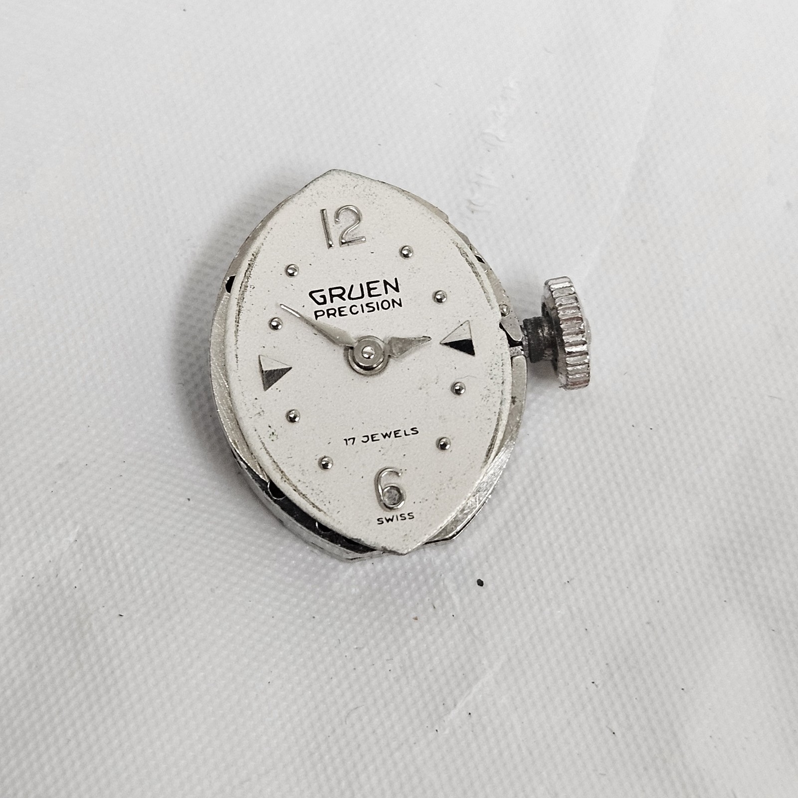 Vintage Gruen Cal 294R 17-Jewel Mechanical Wind-up Movement Swiss Runs