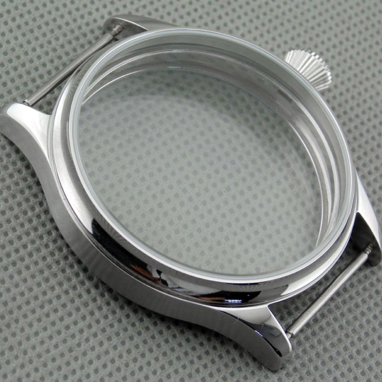 22mm Stainless Steel Watch Case For Seagull ST3600/ST3621 ETA 6497/6498 Movement