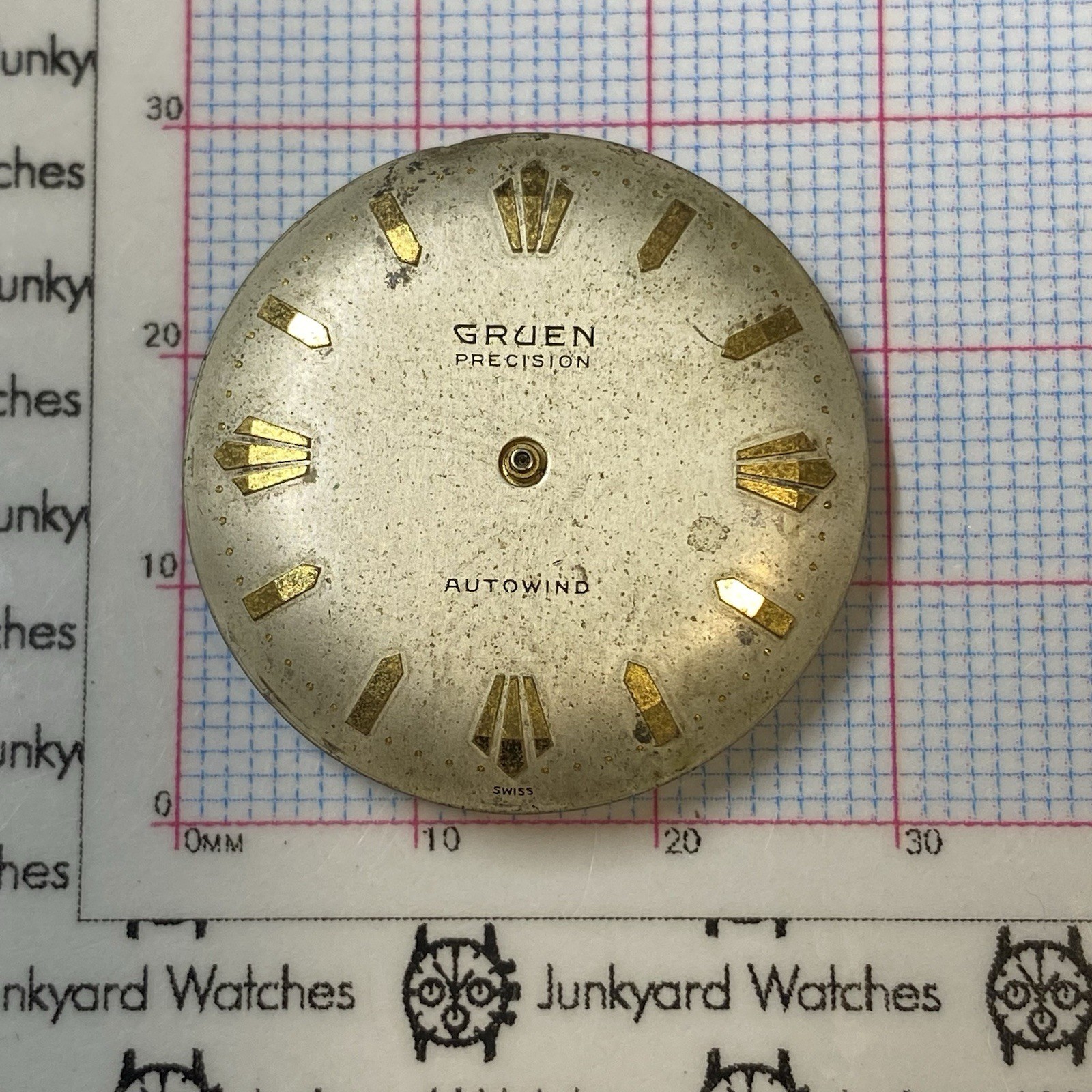 Vintage Gruen Precision Felsa F 1560 Watch Movement Repair Parts Automatic Swiss