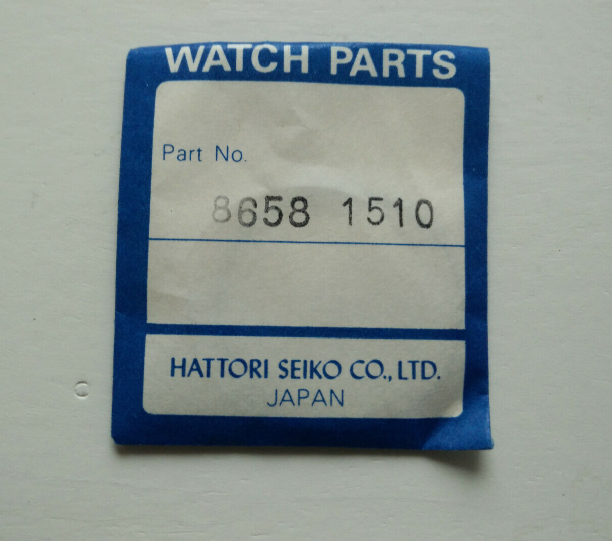 Genuine NOS Seiko Crystal Gasket 86581510 for Seiko 2L10, 5H23