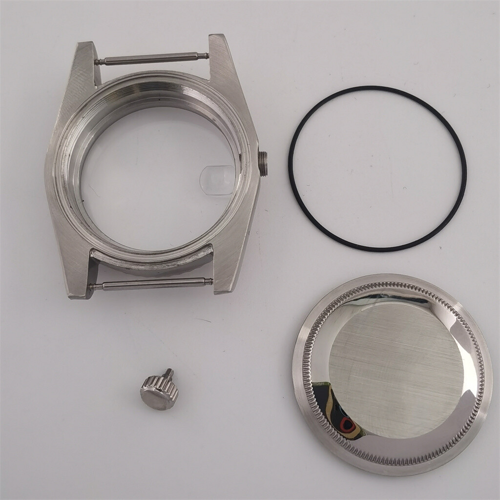 36mm 39mm Frosted watch case fit NH34 NH35 NH36 PT5000 ETA 2824/2836 Miyota 8215