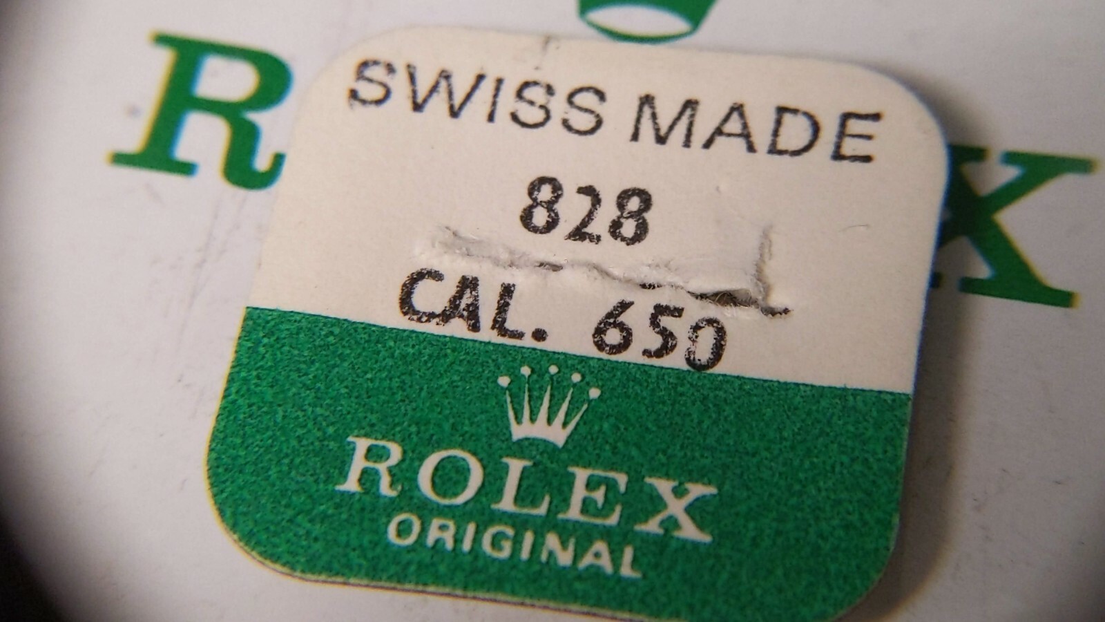 Genuine Rolex 650 828 Winding Stem NEW open pack TAP 10 (0.90MM THREAD)