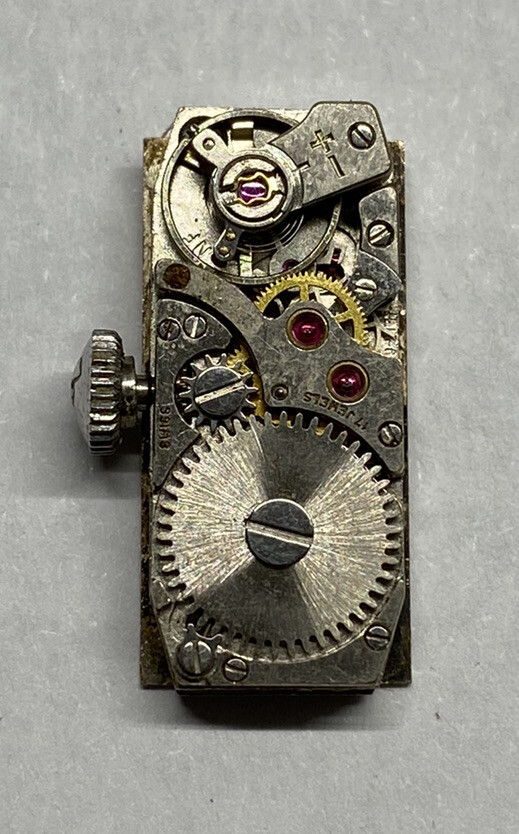Vintage Technos Watch Movement Repairs Parts Watchmaker Swiss 17 Jewels