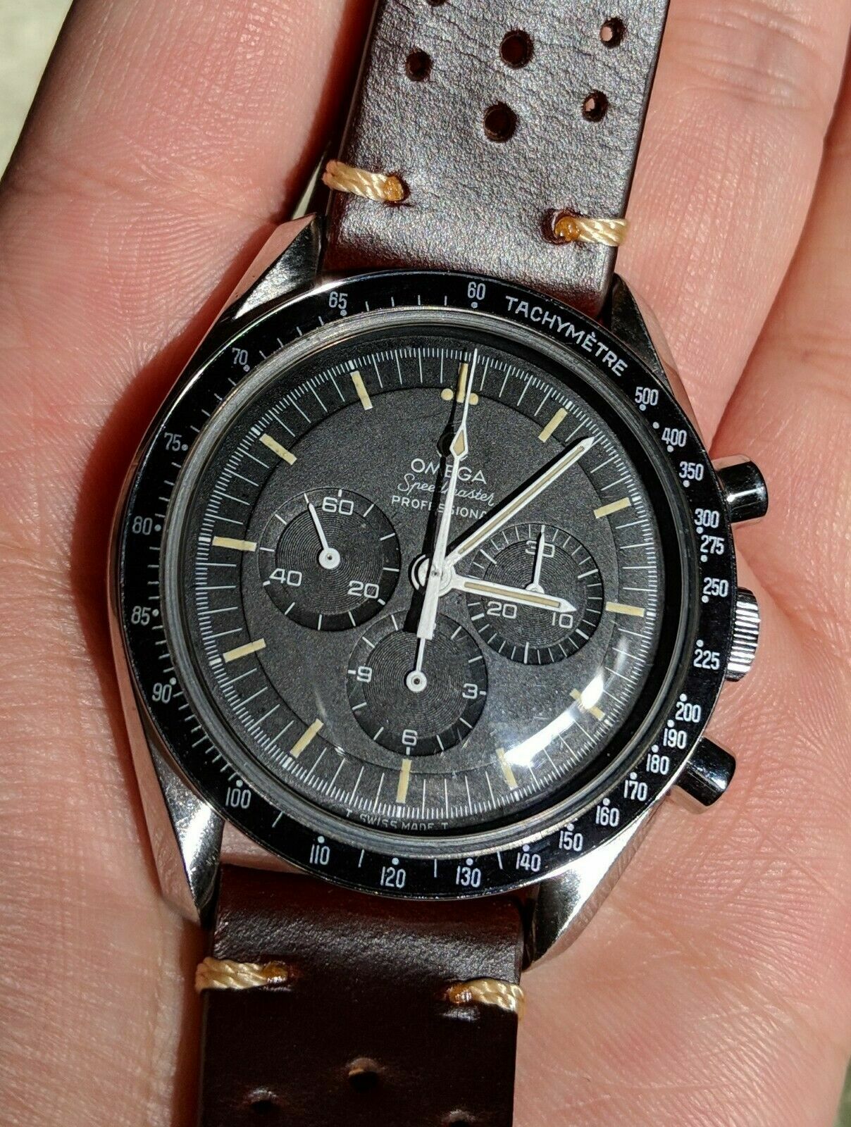 Aftermarket DON “Dot Over Ninety” Tachymeter Bezel for Omega Speedmaster
