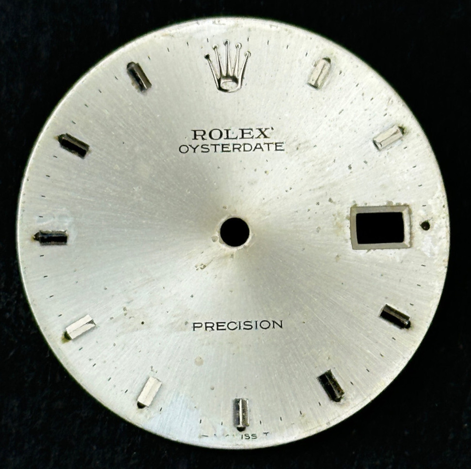 Vintage Rolex Oysterdate Precision Watch Dial for 6694