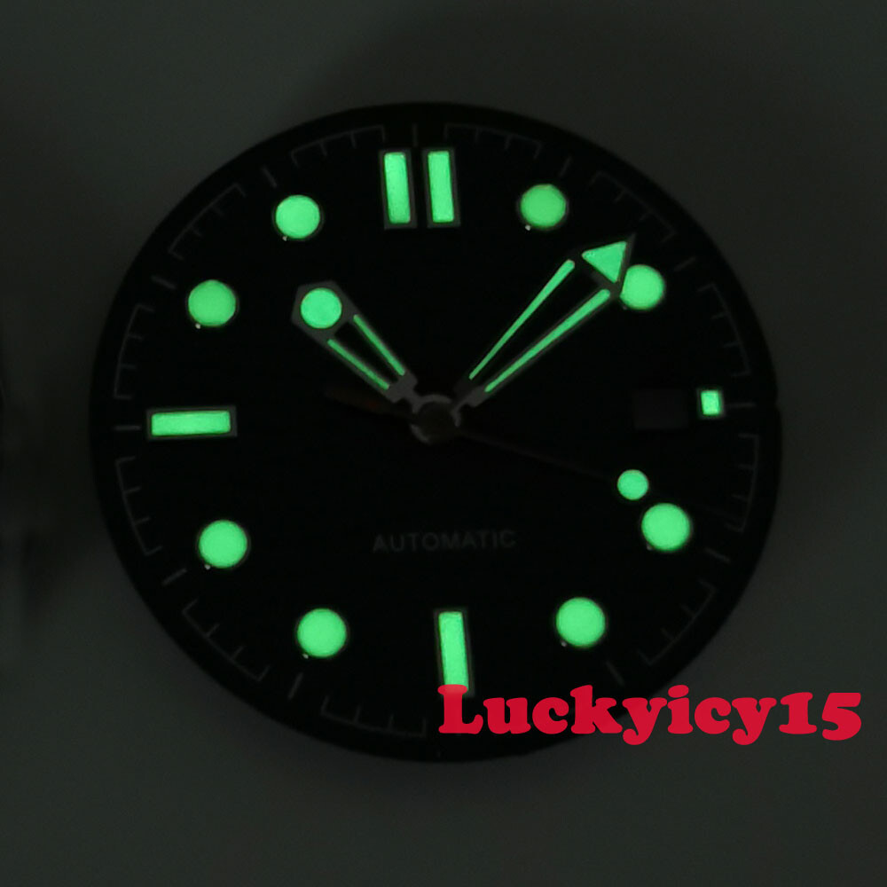 31mm watch dial fit for Miyota 8215 DG2813 NH35A Automatic movement dial+hands