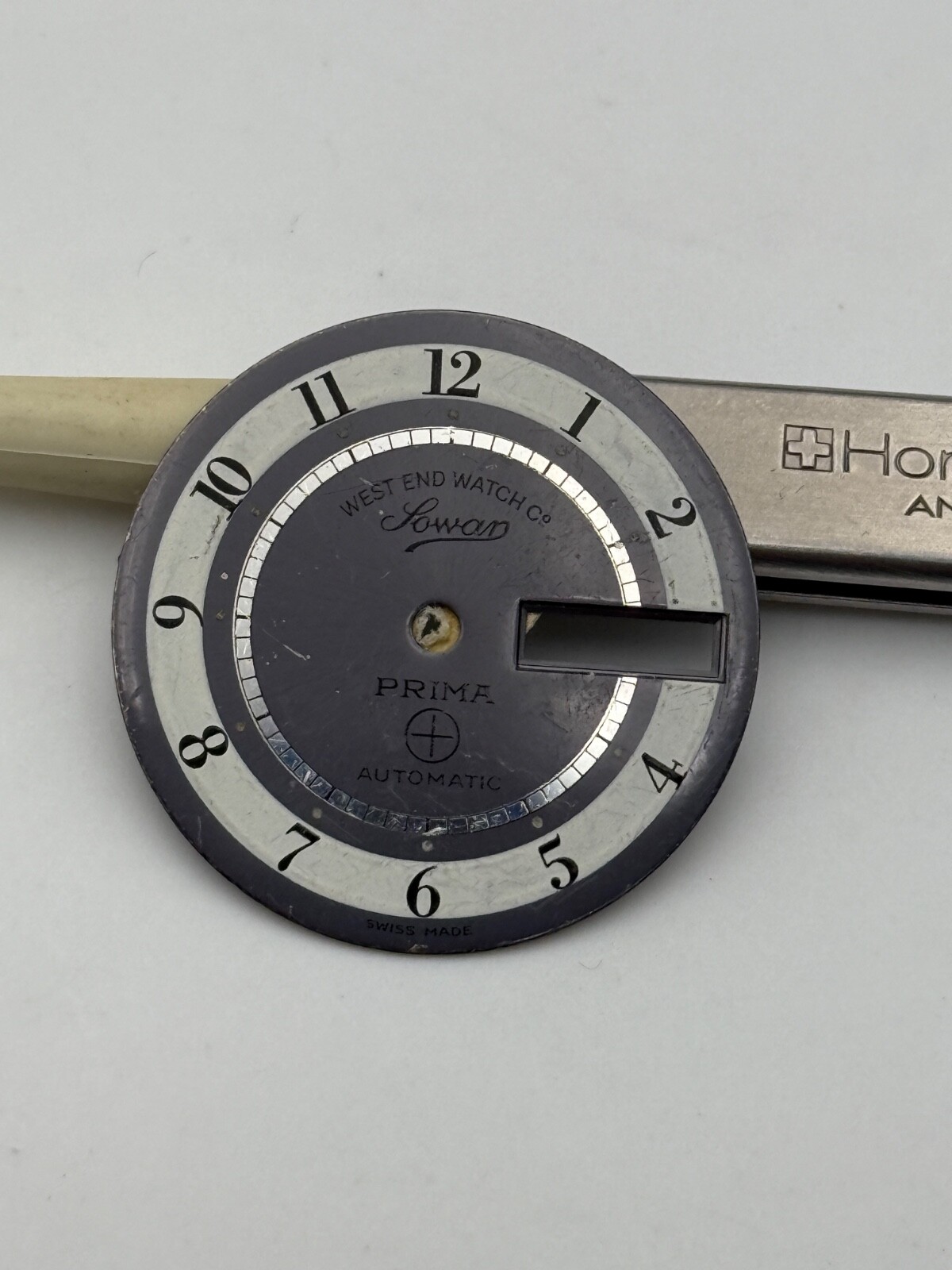 west end watch co sowan prima 27mm dial dial
