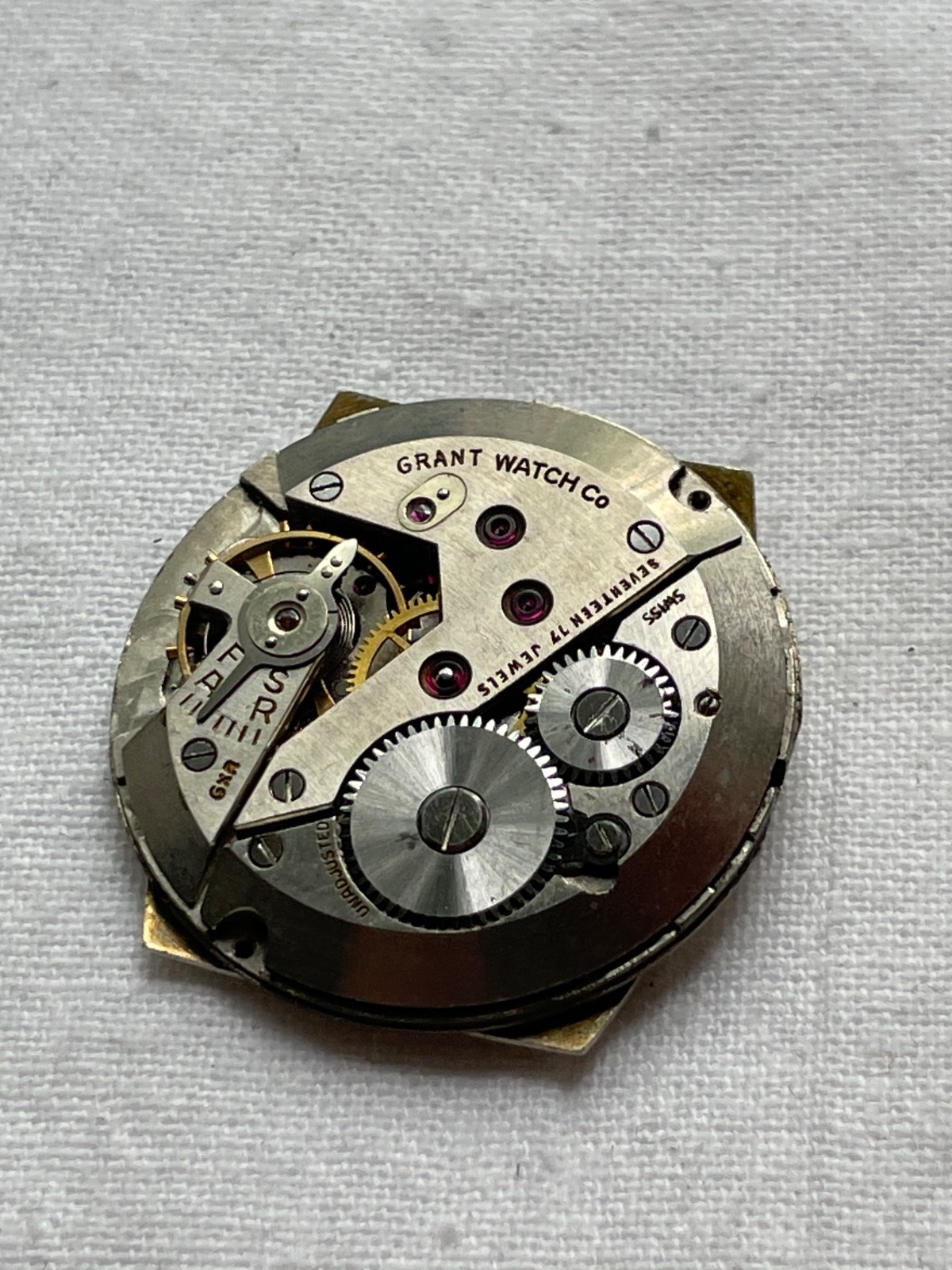 Grant watch – movement for mens watch TRY TO RUN, lot 0707