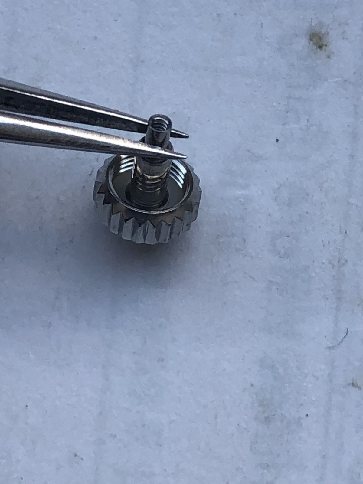Genuine Rolex Datejust 2135/2235 Steel Watch Crown 24-531-0 ref 67180,67194 Etc.