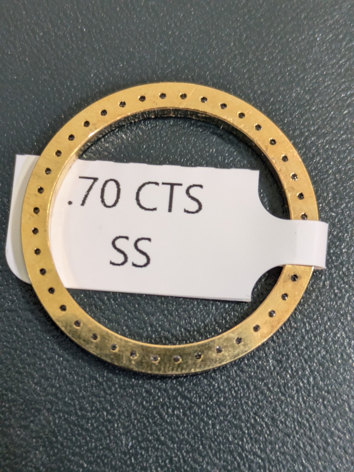 Custom SS PLATED Diamond Bezel for ROLEX Datejust Ladies 26mm 6917 69173 69178
