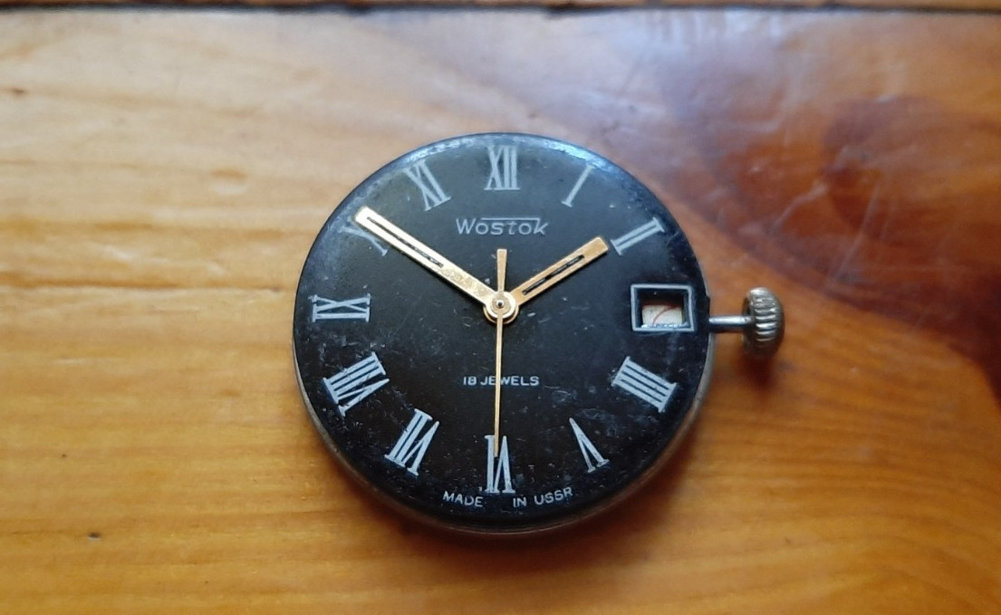 Old Soviet men’s watch mechanism USSR Wostok 2214. not work