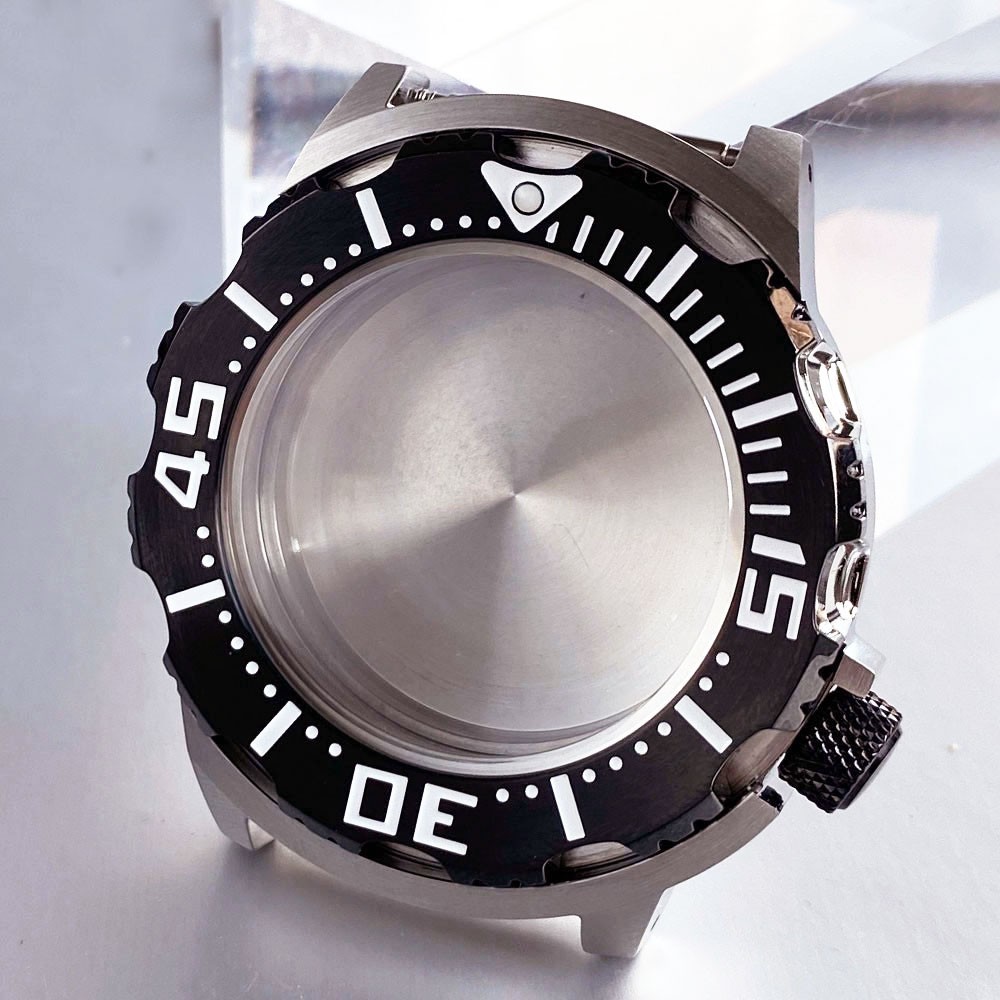 42mm AR Sapphire Crystal Monster Watch Case for NH34 NH35A NH36/ETA2824 Movement