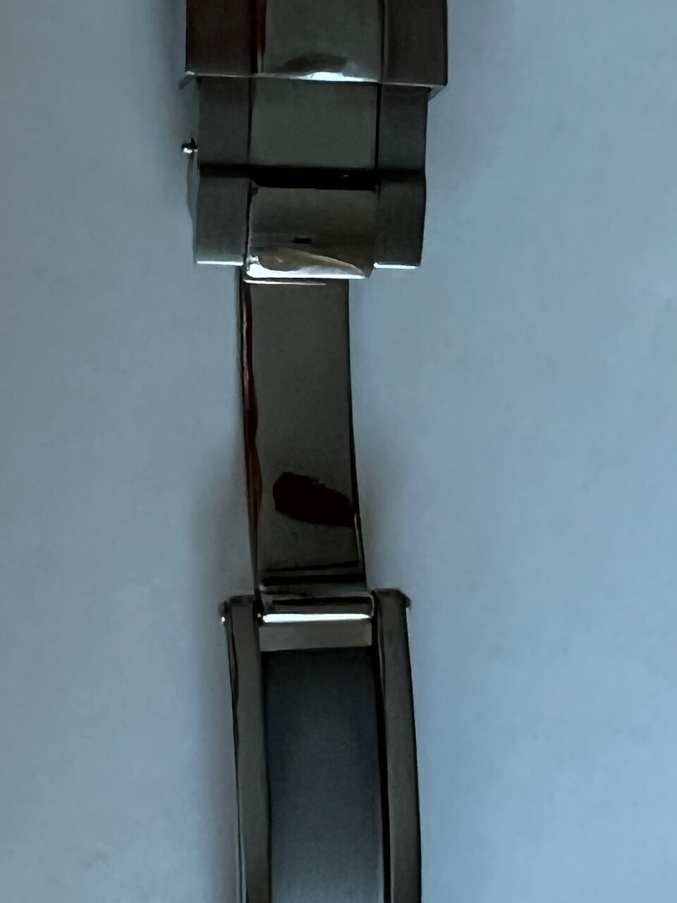 Third party deployant buckle gridlock silver clasp for Rolex Milgauss watch