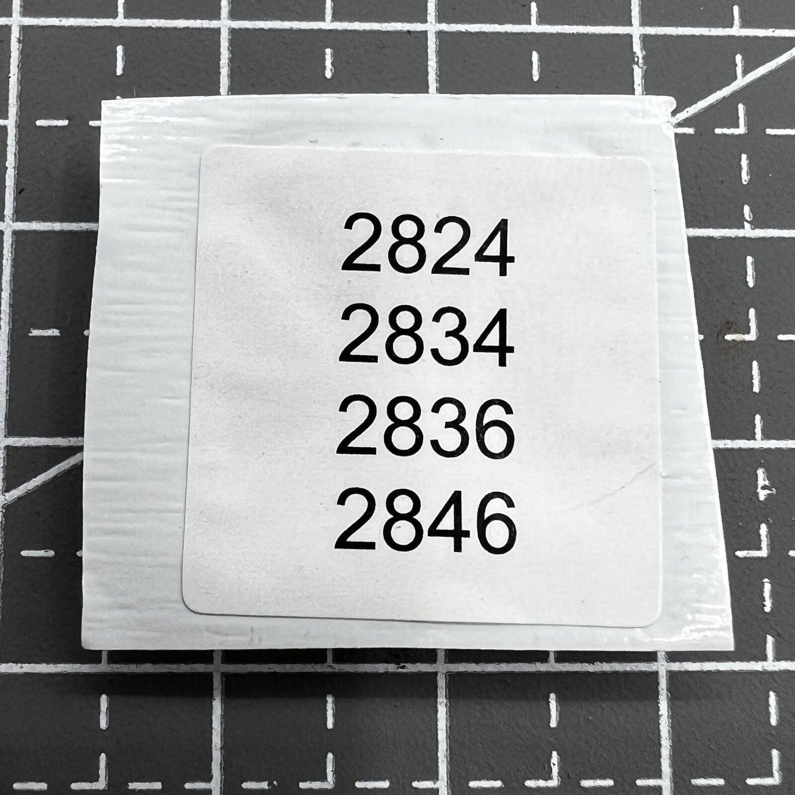 2 PIECES Plate Cap Jewel Generic for ETA/Seagull 2836 2834 2824 Movement