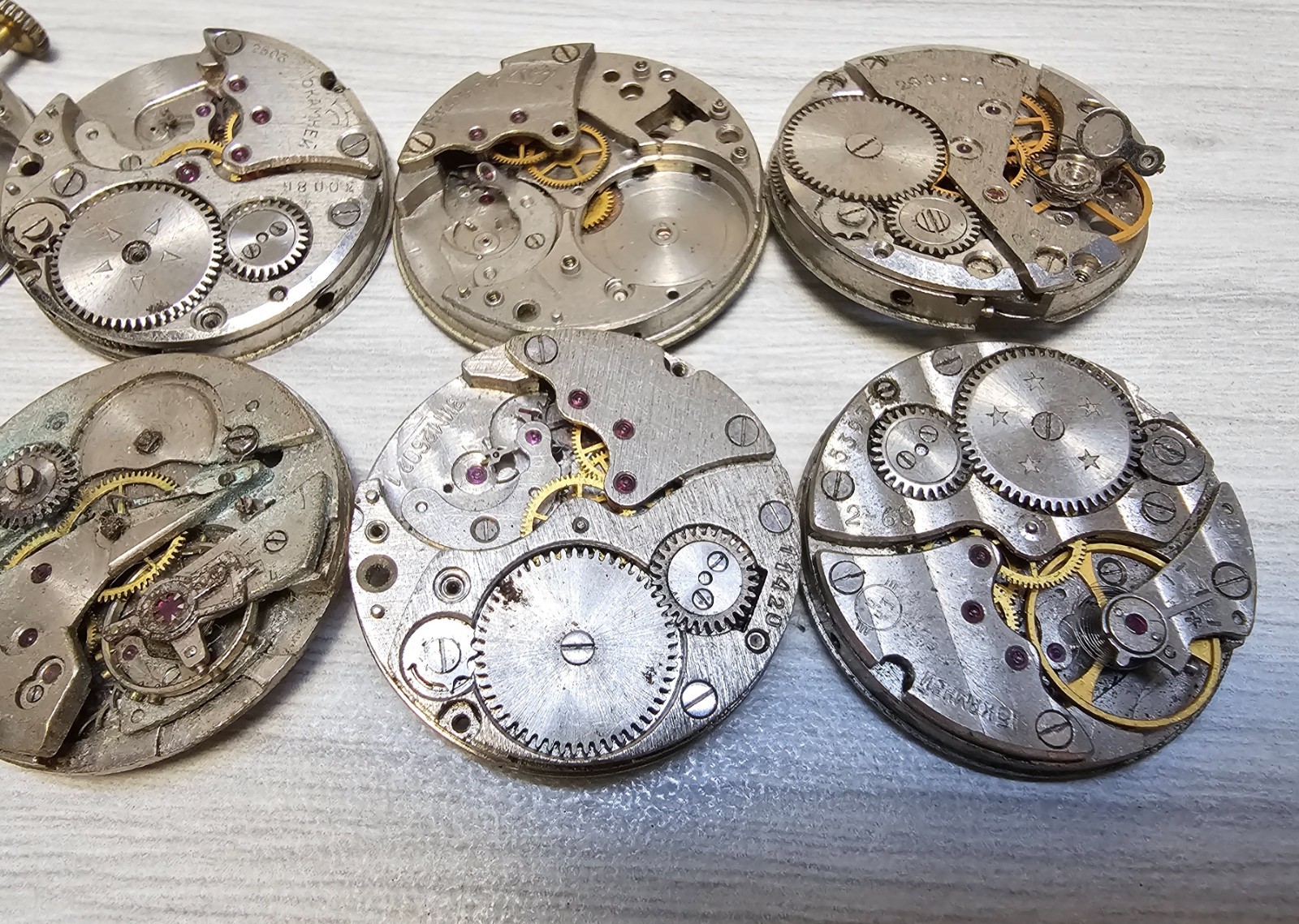 Vintage Soviet Movement Zim Raketa Pobeda USSR Watch Mechanisms for parts