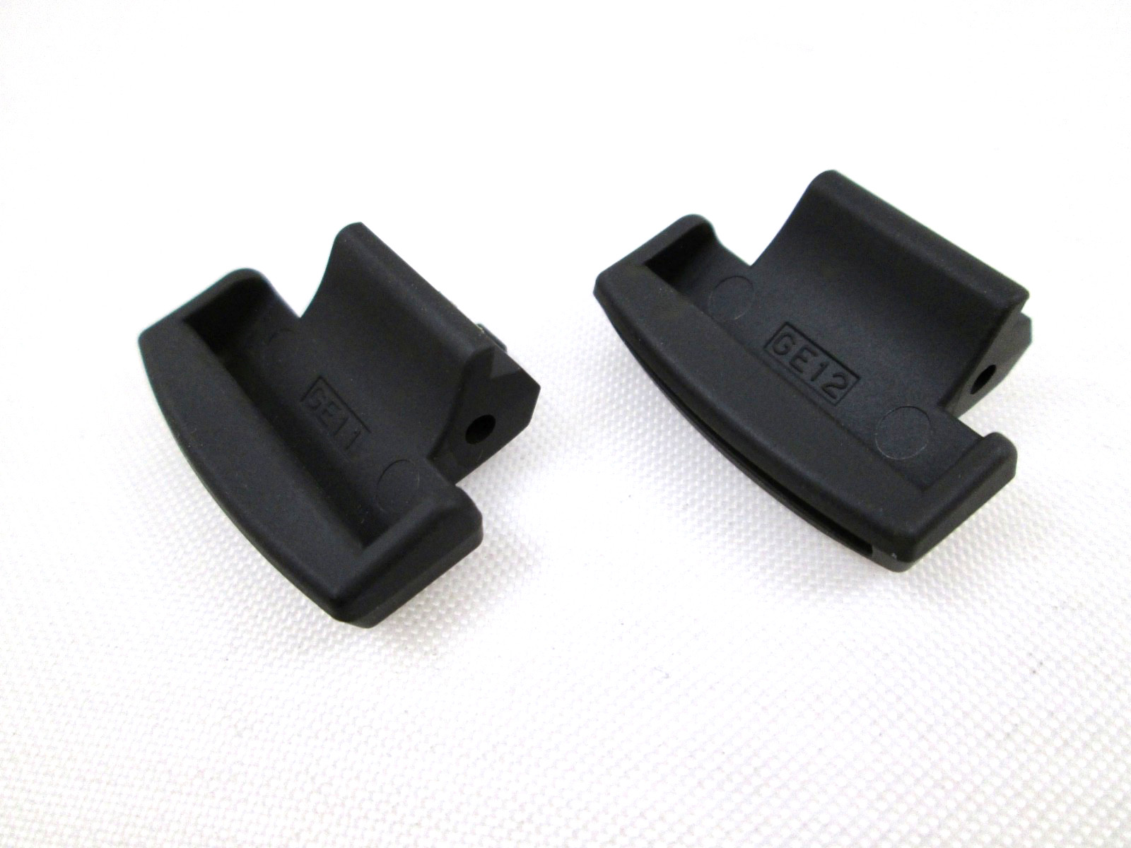 Genuine Casio PRW-3100G PRW-6000SG black resin band bottom covers end pieces X 2