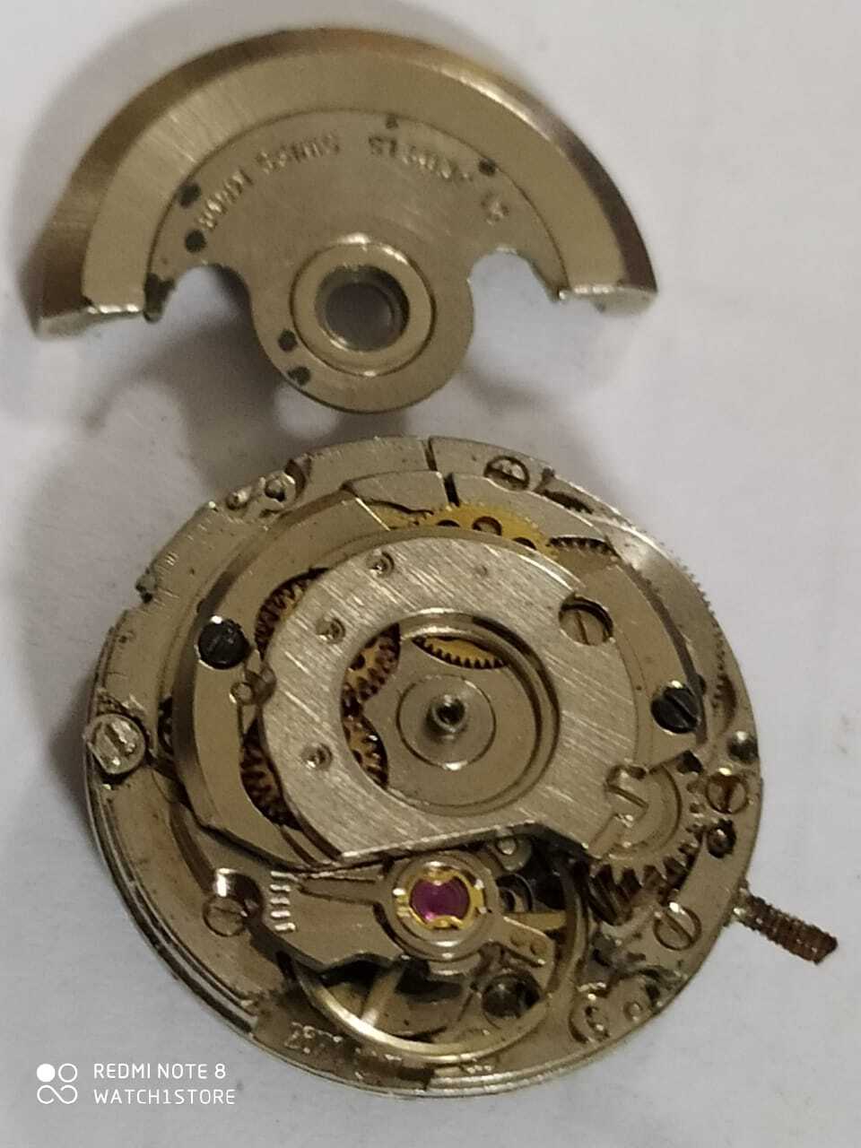 ETA 2671 Movment and Dial FOR PARTS ONLY Good balance