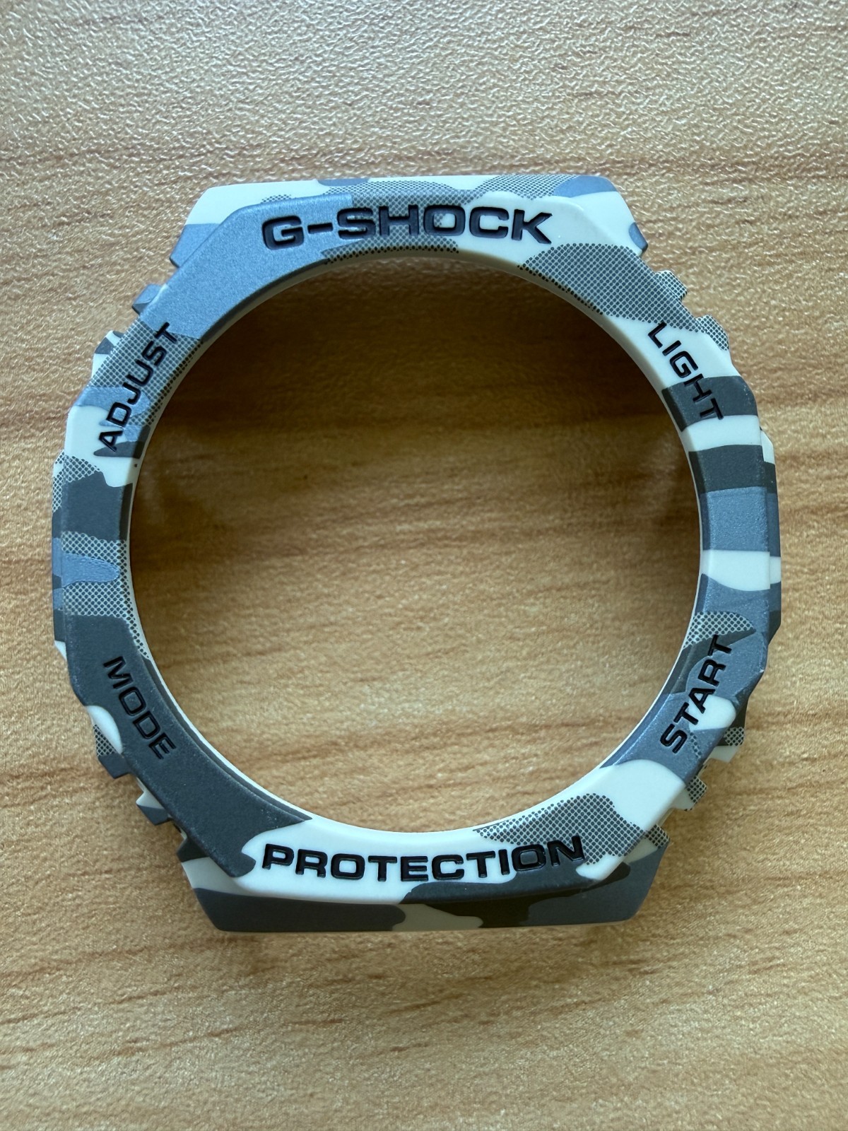 Casio G-Shock gray/white camouflage GA-2100 Replacement Bezel Resin Case Cover